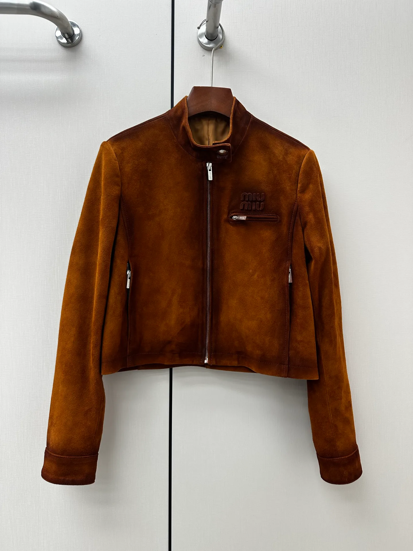 Women's Leather Jackets And Sheepskin Coats MIU MIU 17694523