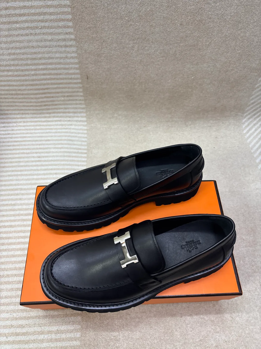 Men's Loafers And Dress Shoes HERMES 18126929