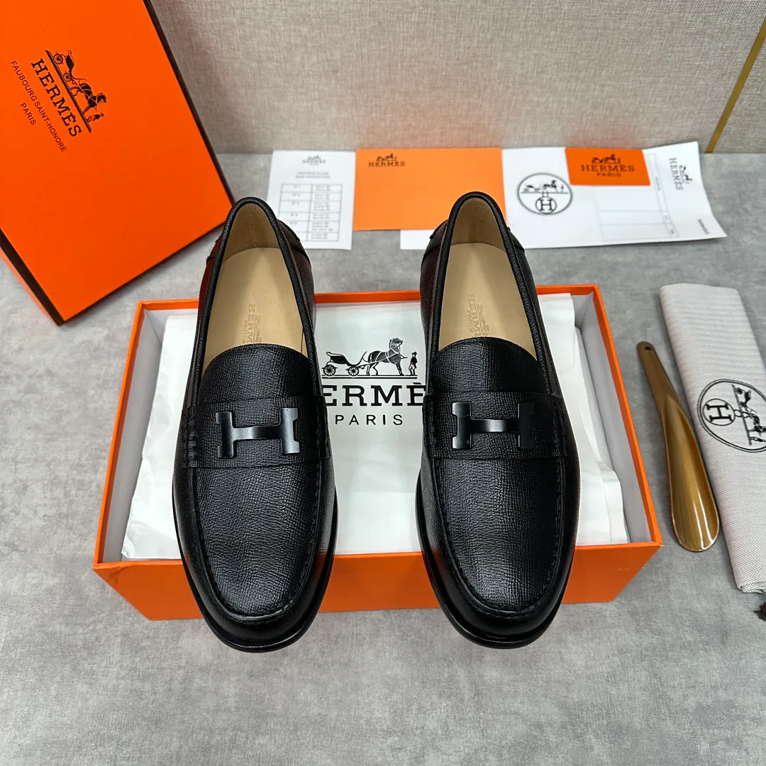 Men's Loafers And Dress Shoes HERMES 18397513