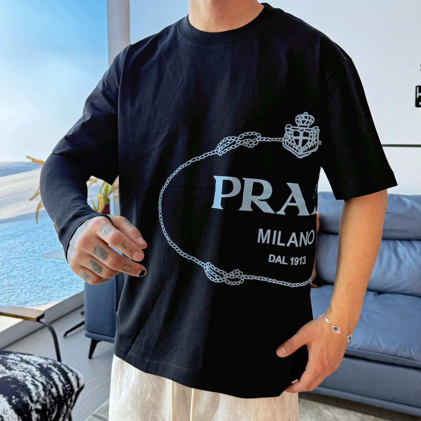 Men's T-Shirts PRADA 17037364