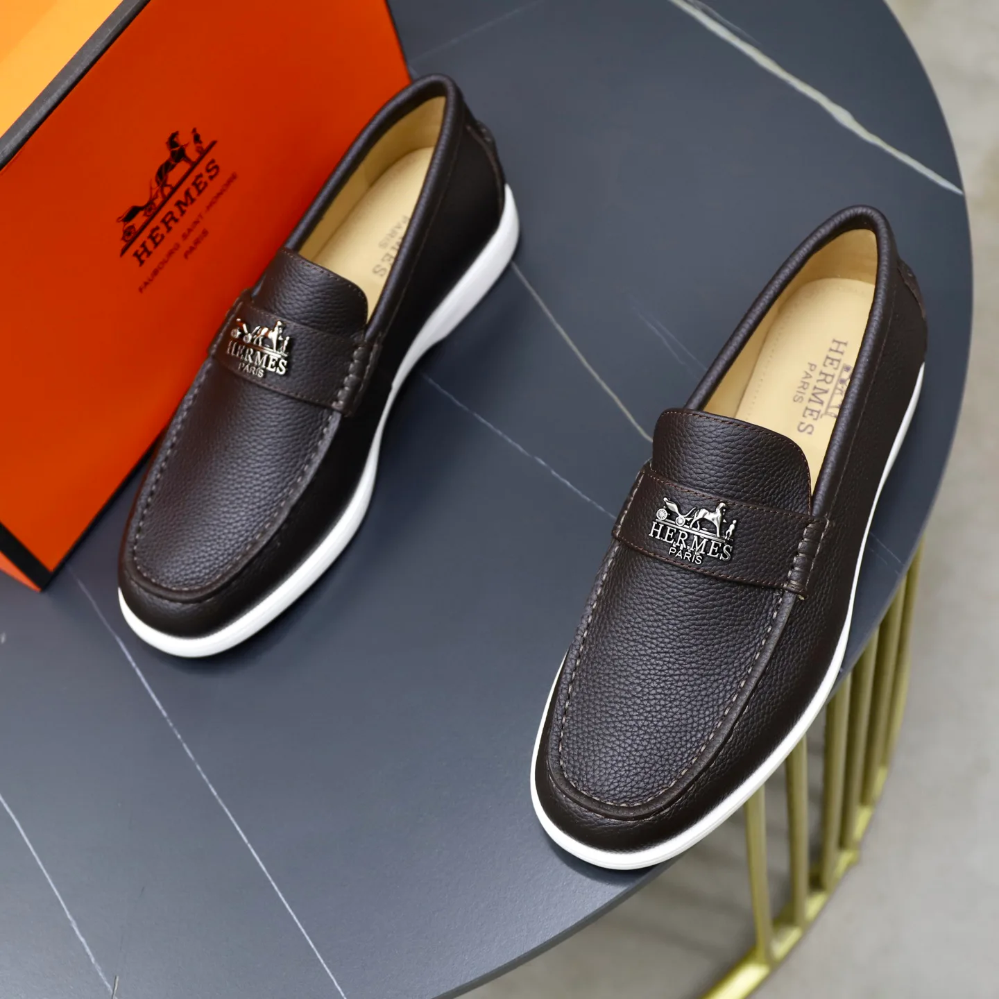 Men's Loafers And Dress Shoes HERMES 17911029
