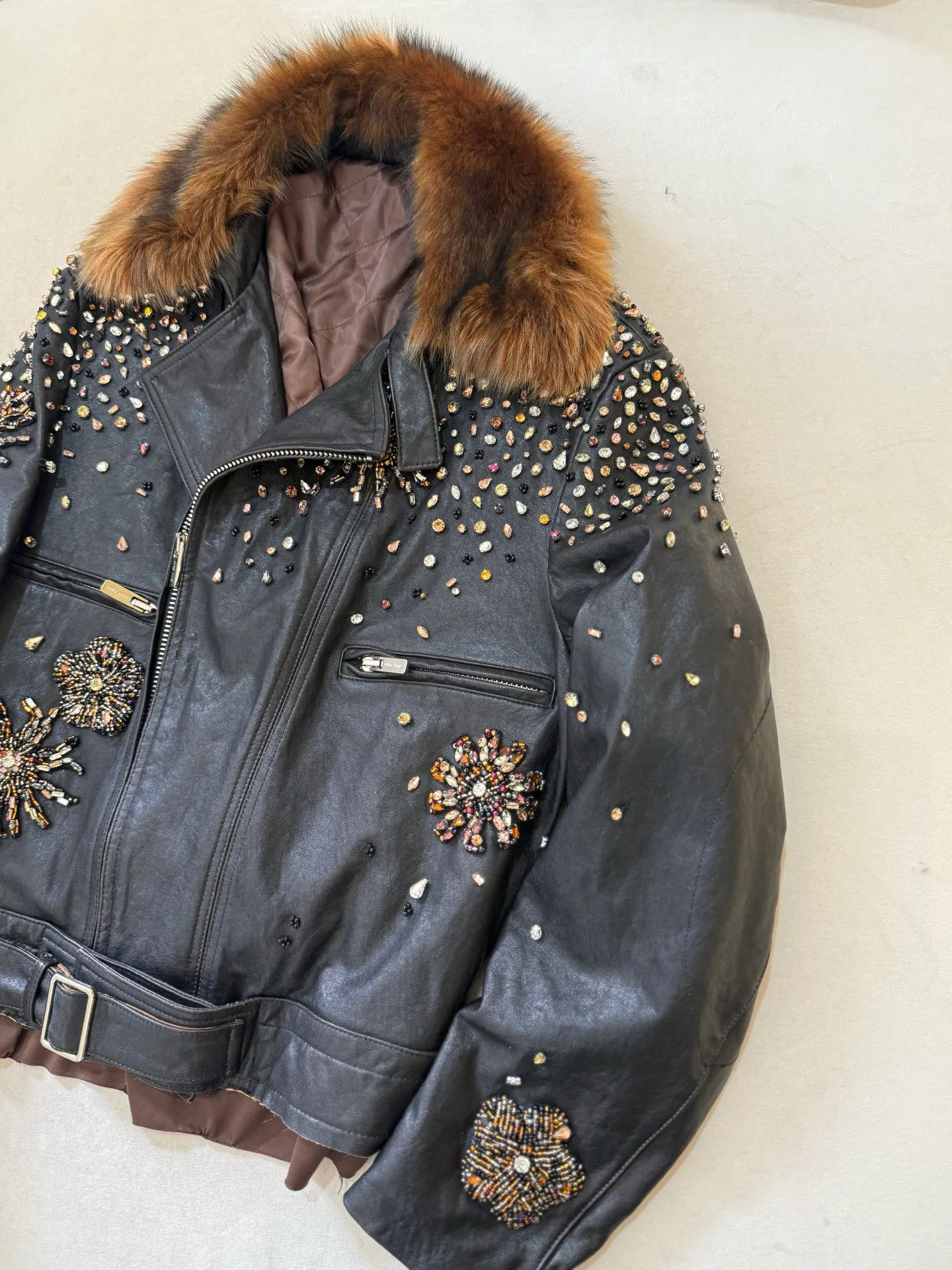 Women's Leather Jackets And Sheepskin Coats MIU MIU 18151046