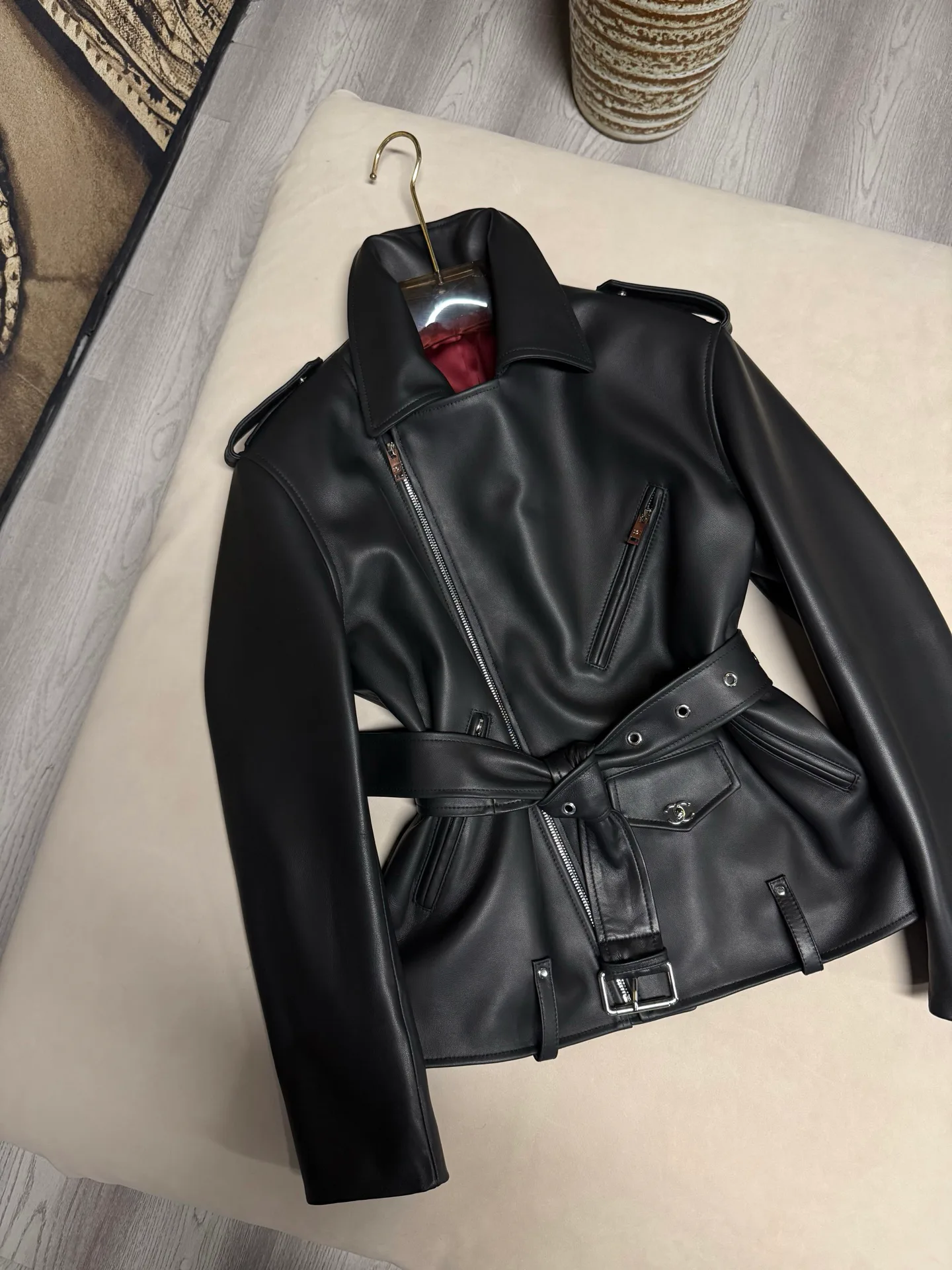 Women's Leather Jackets And Sheepskin Coats CHANEL 18358903