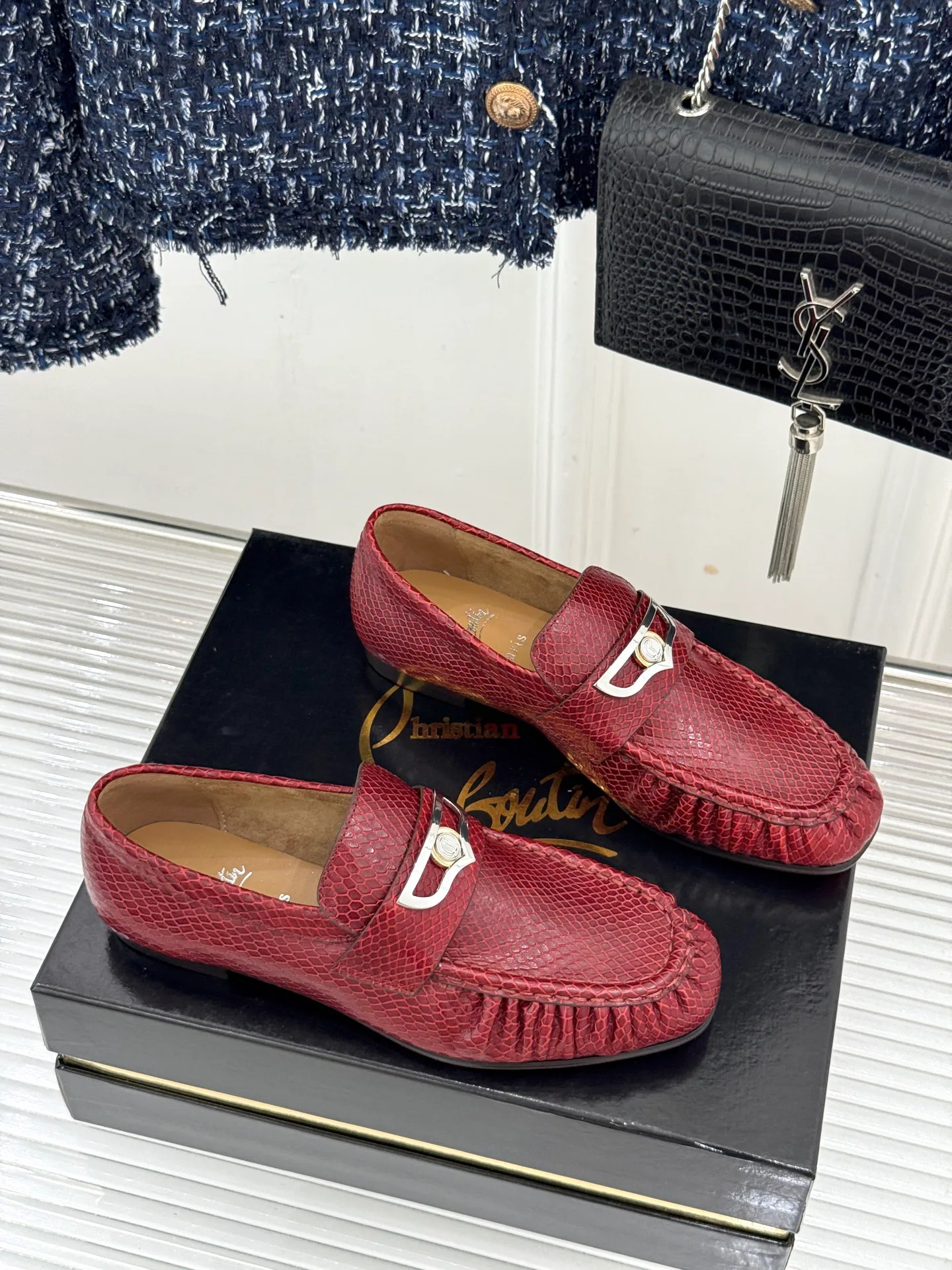 Лоферы И Мокасины Женские Christian Louboutin 18598158