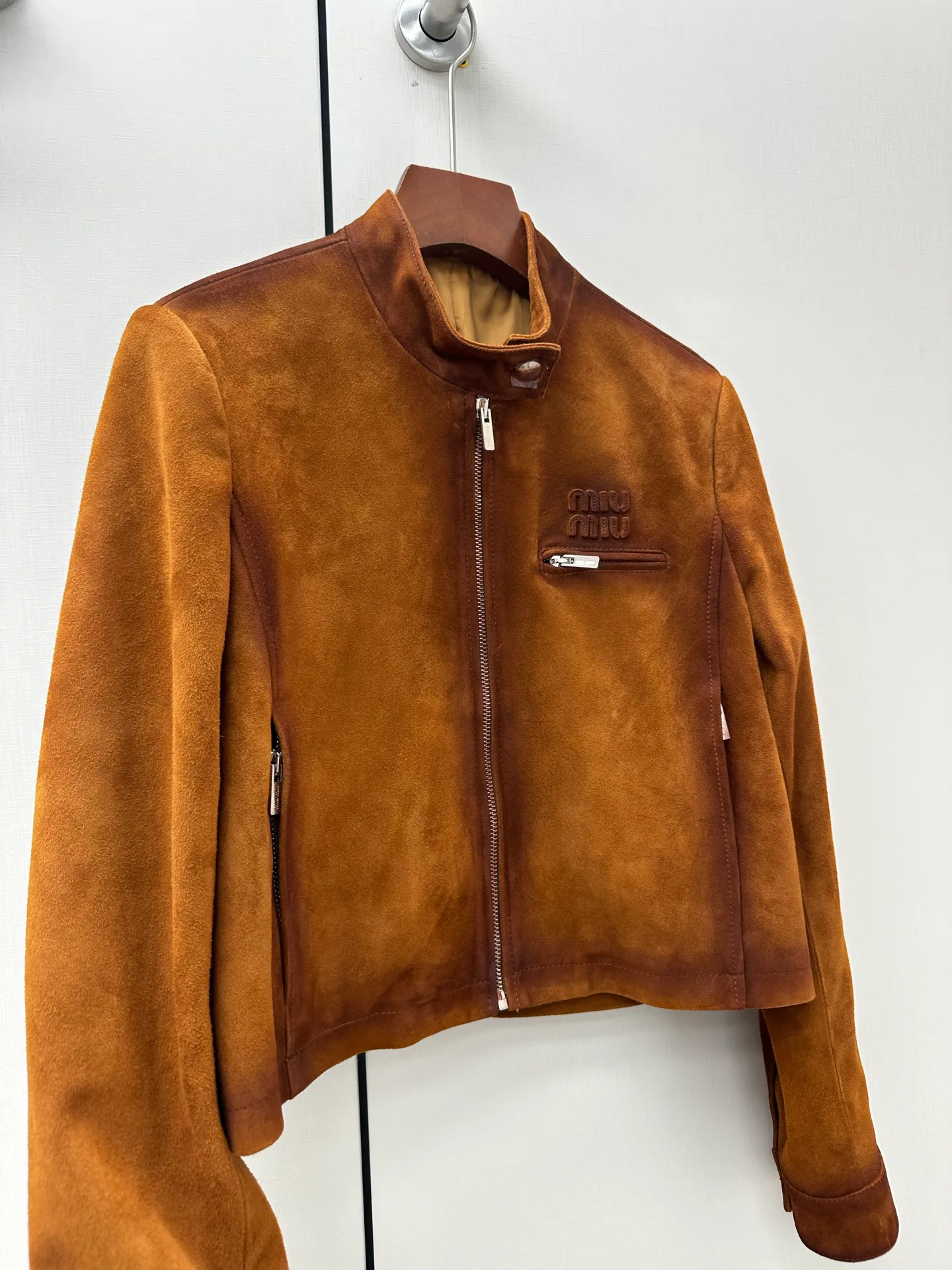Women's Leather Jackets And Sheepskin Coats MIU MIU 17694523