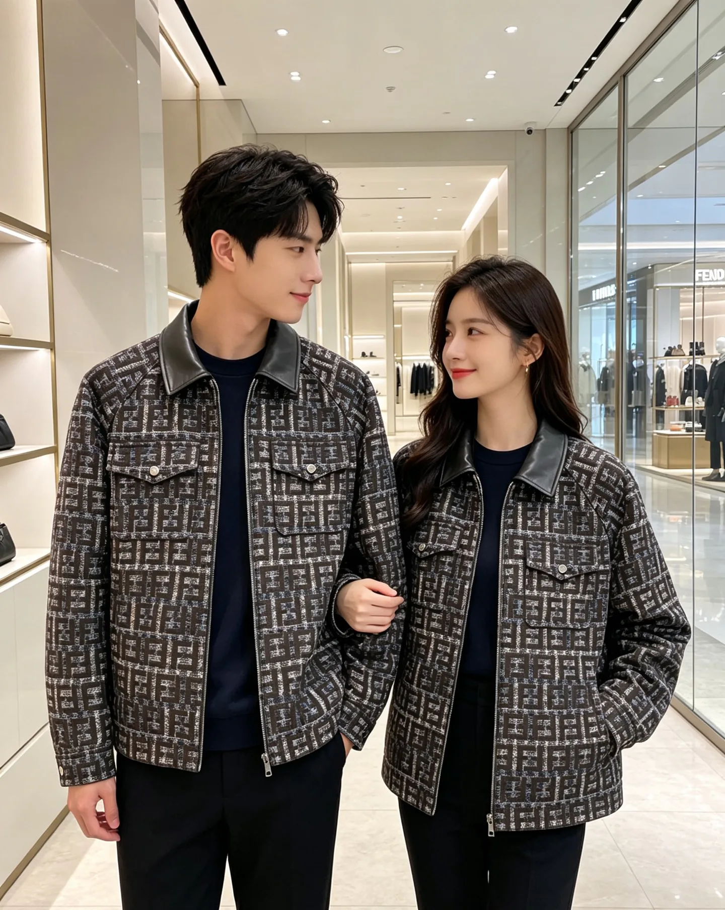 Куртки И Пуховики Мужские Fendi 18609373