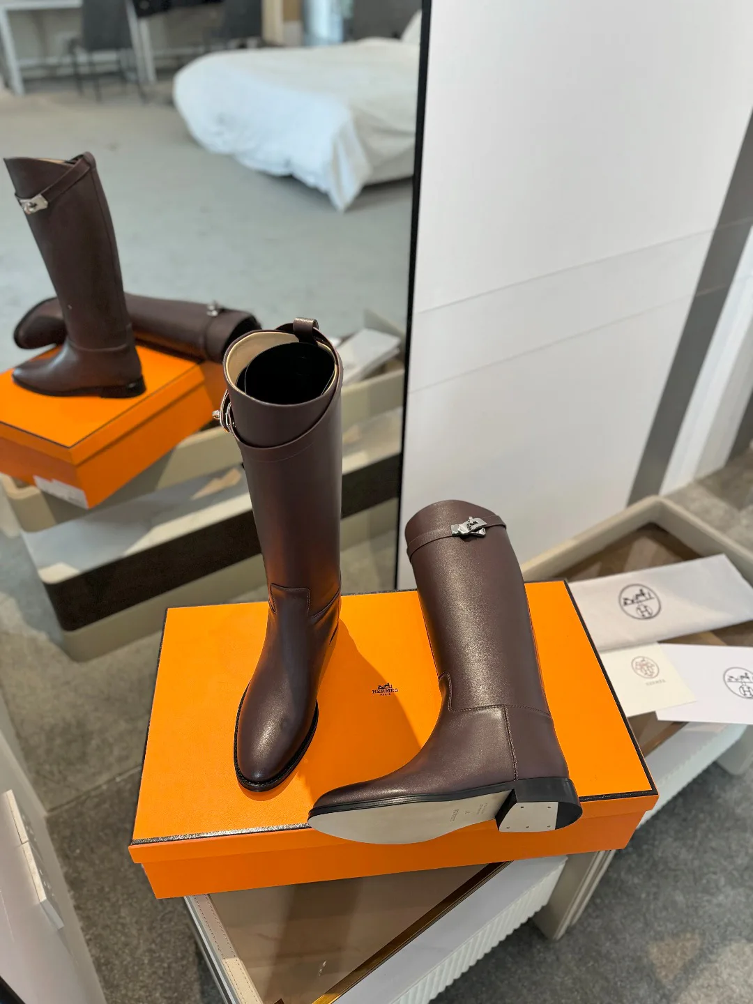 Women's Boots HERMES 18521253