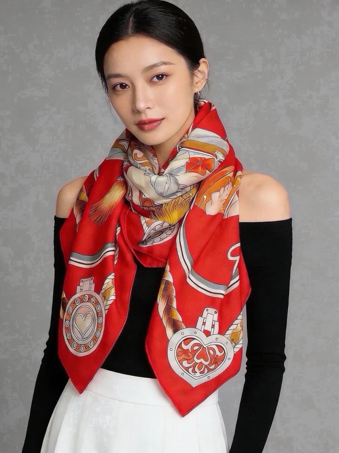 Silk Scarves HERMES 18222556