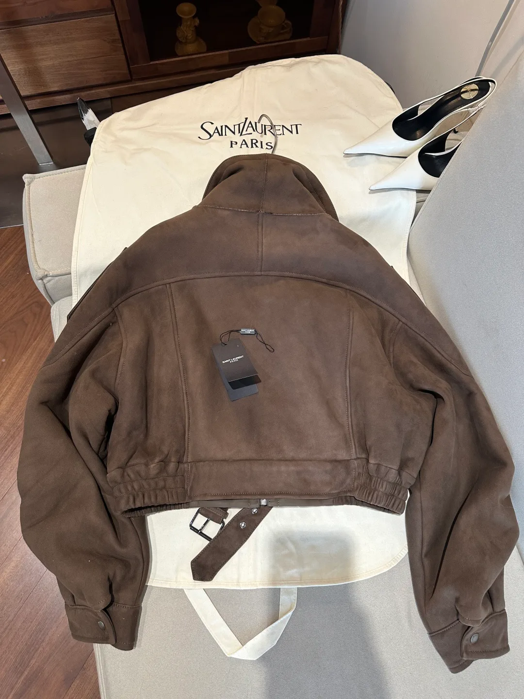 Women's Leather Jackets And Sheepskin Coats SAINT LAURENT 18040652