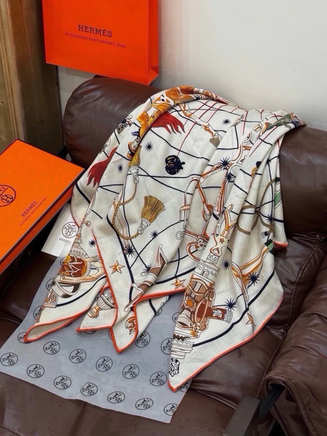 Silk Scarves HERMES 18222547