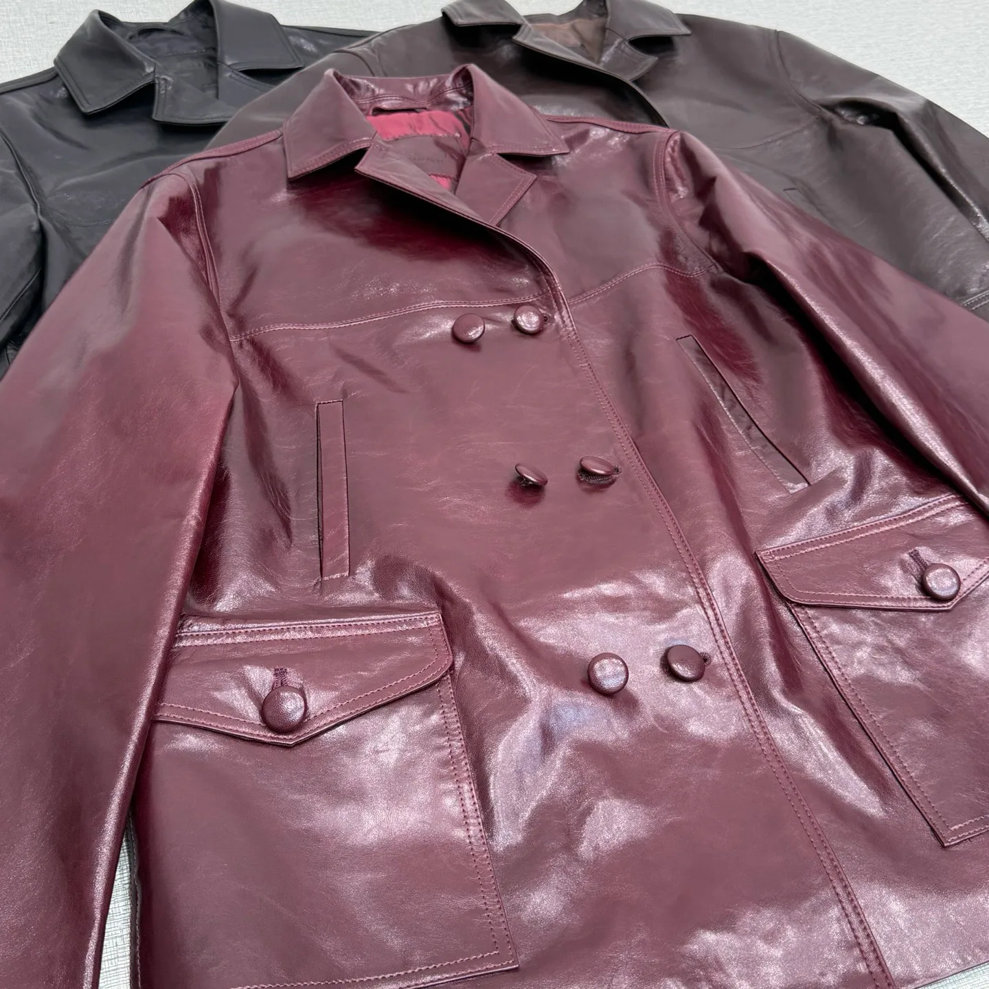 Women's Leather Jackets And Sheepskin Coats PRADA 18090503