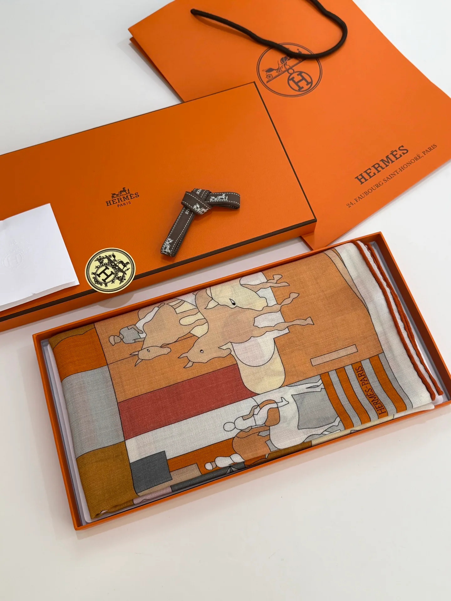Silk Scarves HERMES 17987371