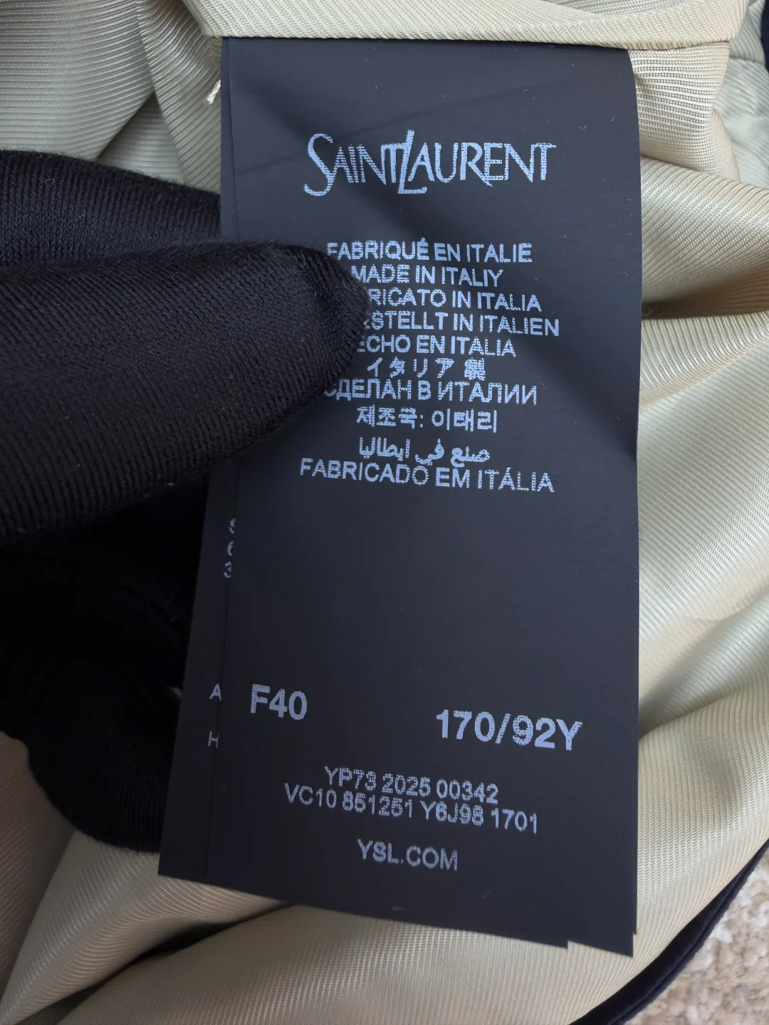 Men's Jackets And Down Jackets SAINT LAURENT 17740876