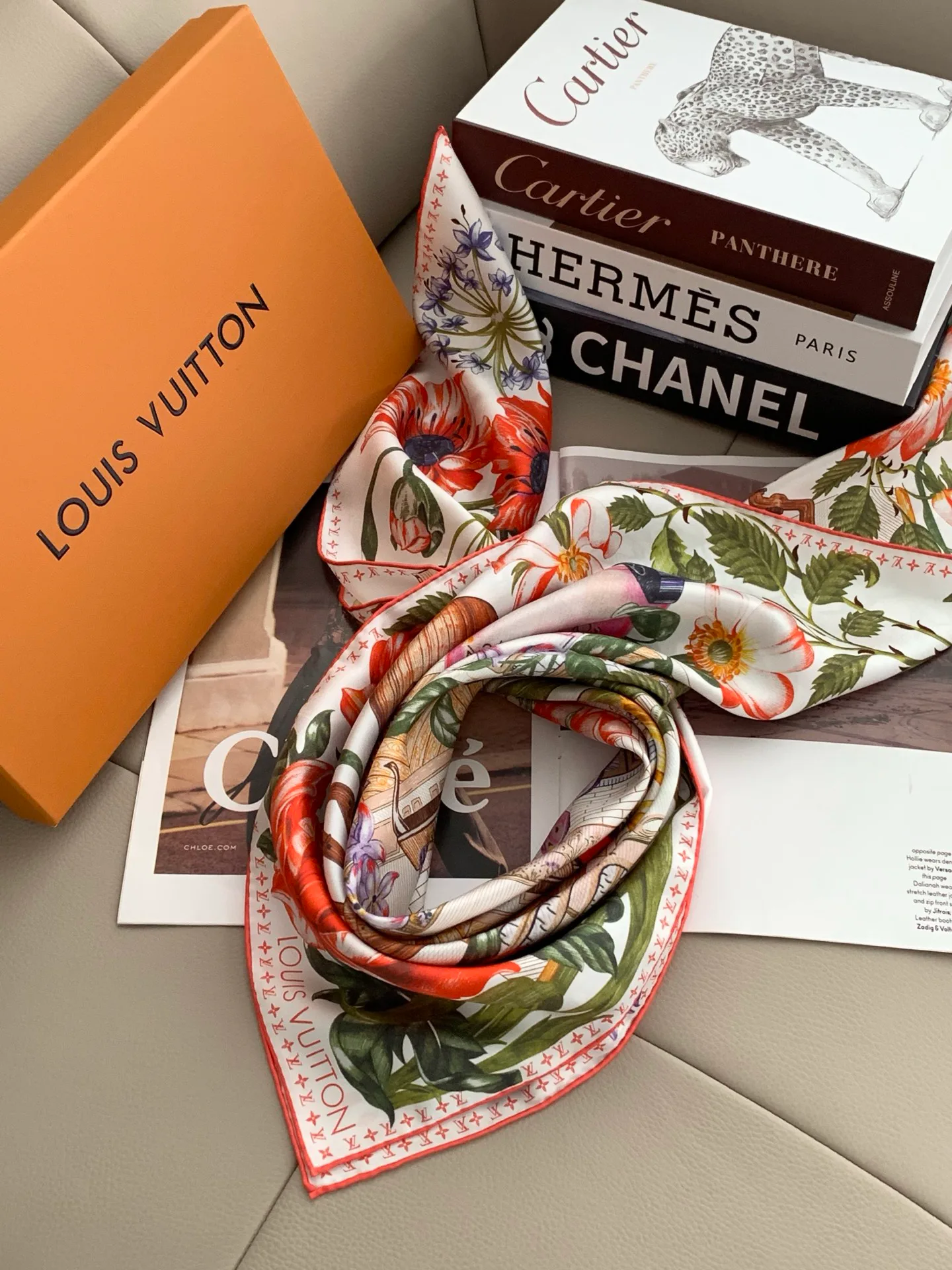 Silk Scarves LOUIS VUITTON 18003249