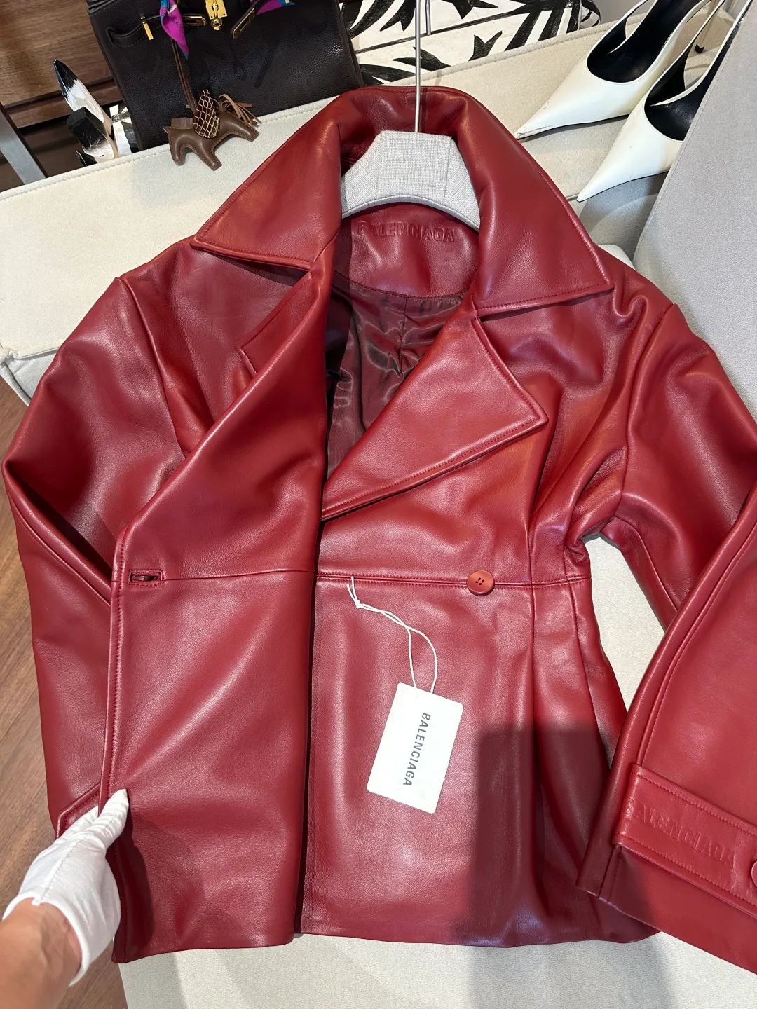 Women's Leather Jackets And Sheepskin Coats BALENCIAGA 18515828