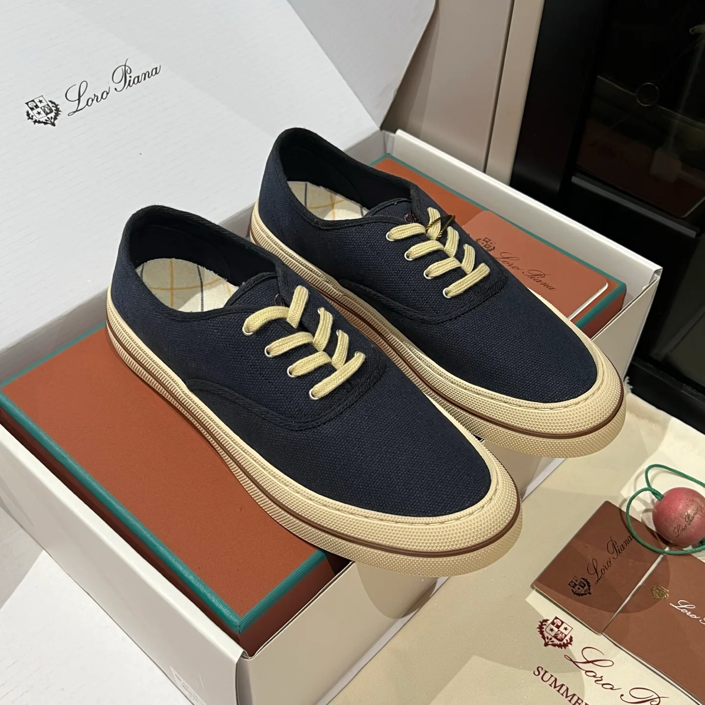 Women's Canvas Shoes LORO PIANA 17415045