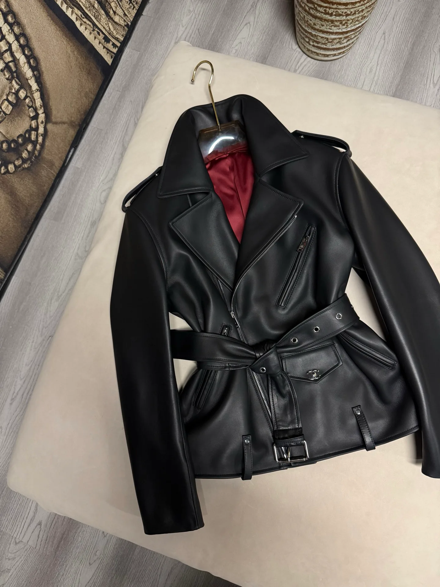 Women's Leather Jackets And Sheepskin Coats CHANEL 18358903