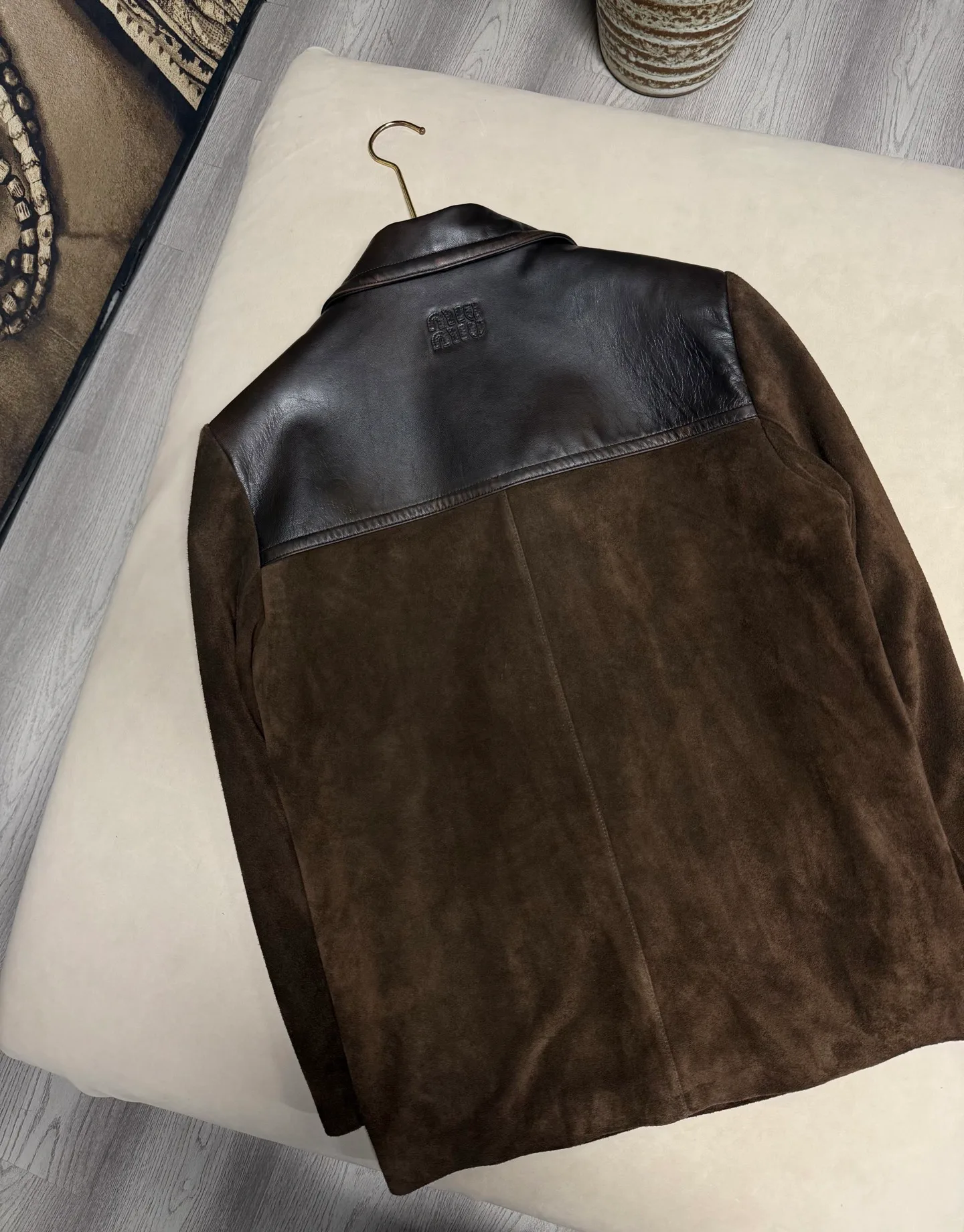 Women's Leather Jackets And Sheepskin Coats MIU MIU 18358904