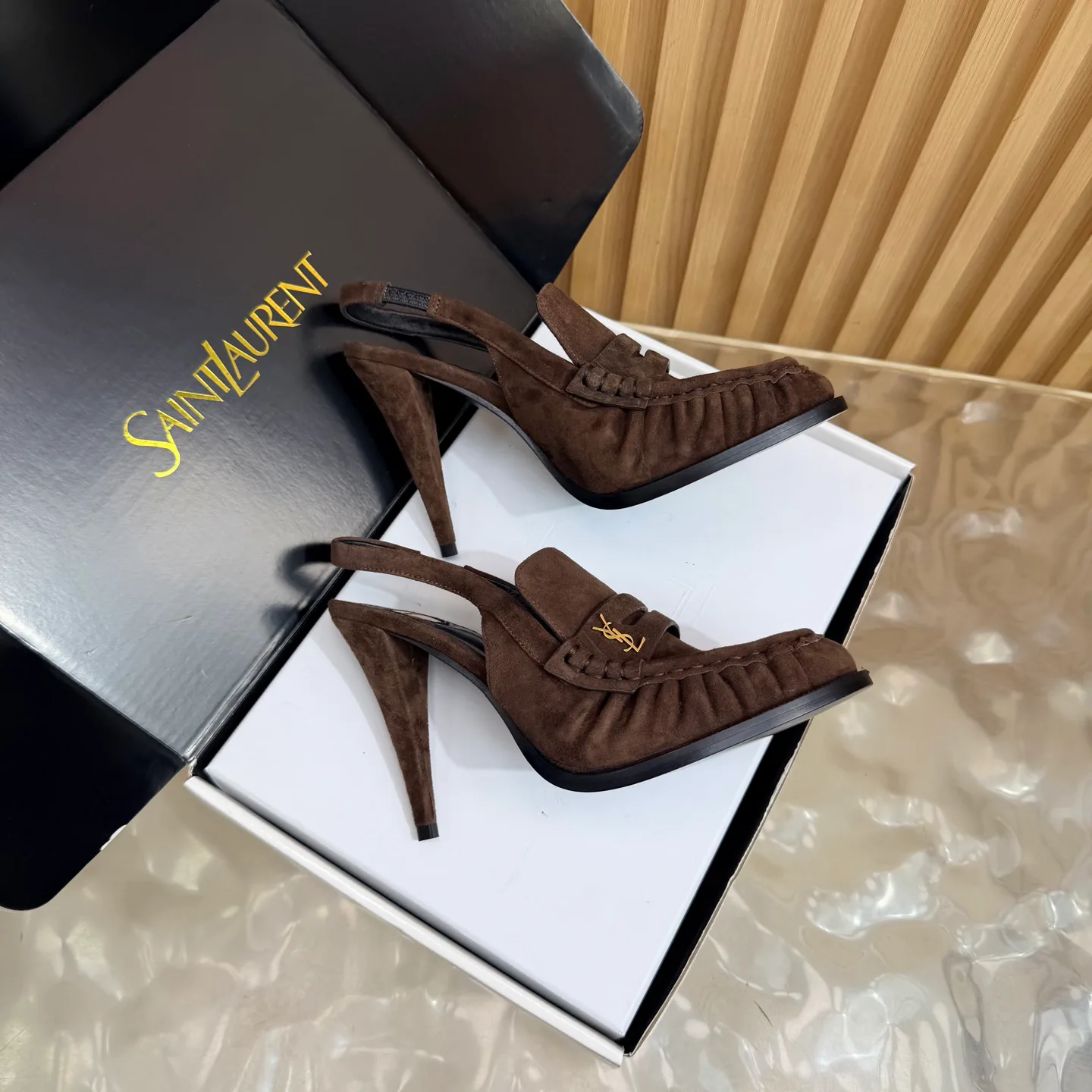 Лоферы И Мокасины Женские Saint Laurent 18676024
