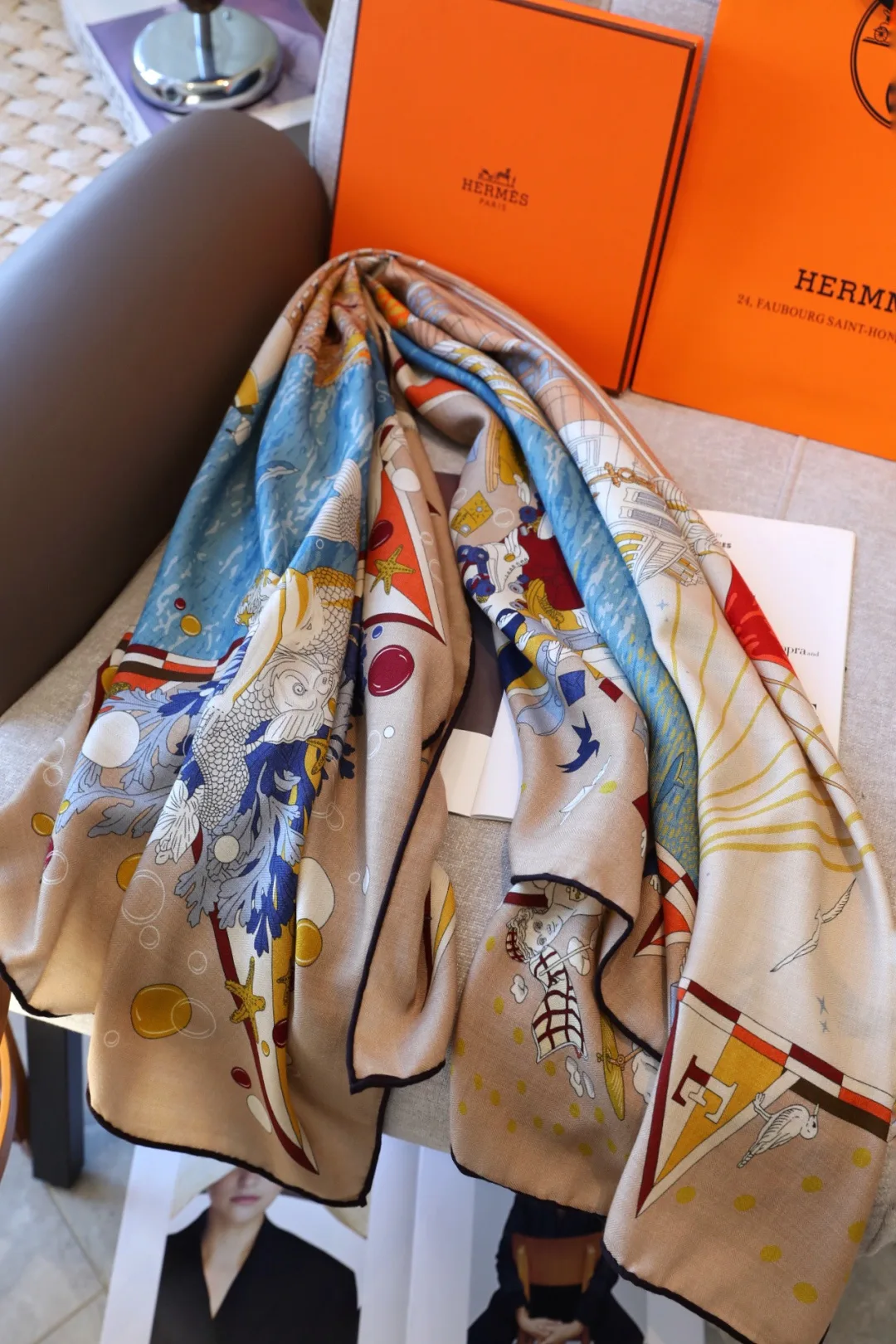 Silk Scarves HERMES 18093511