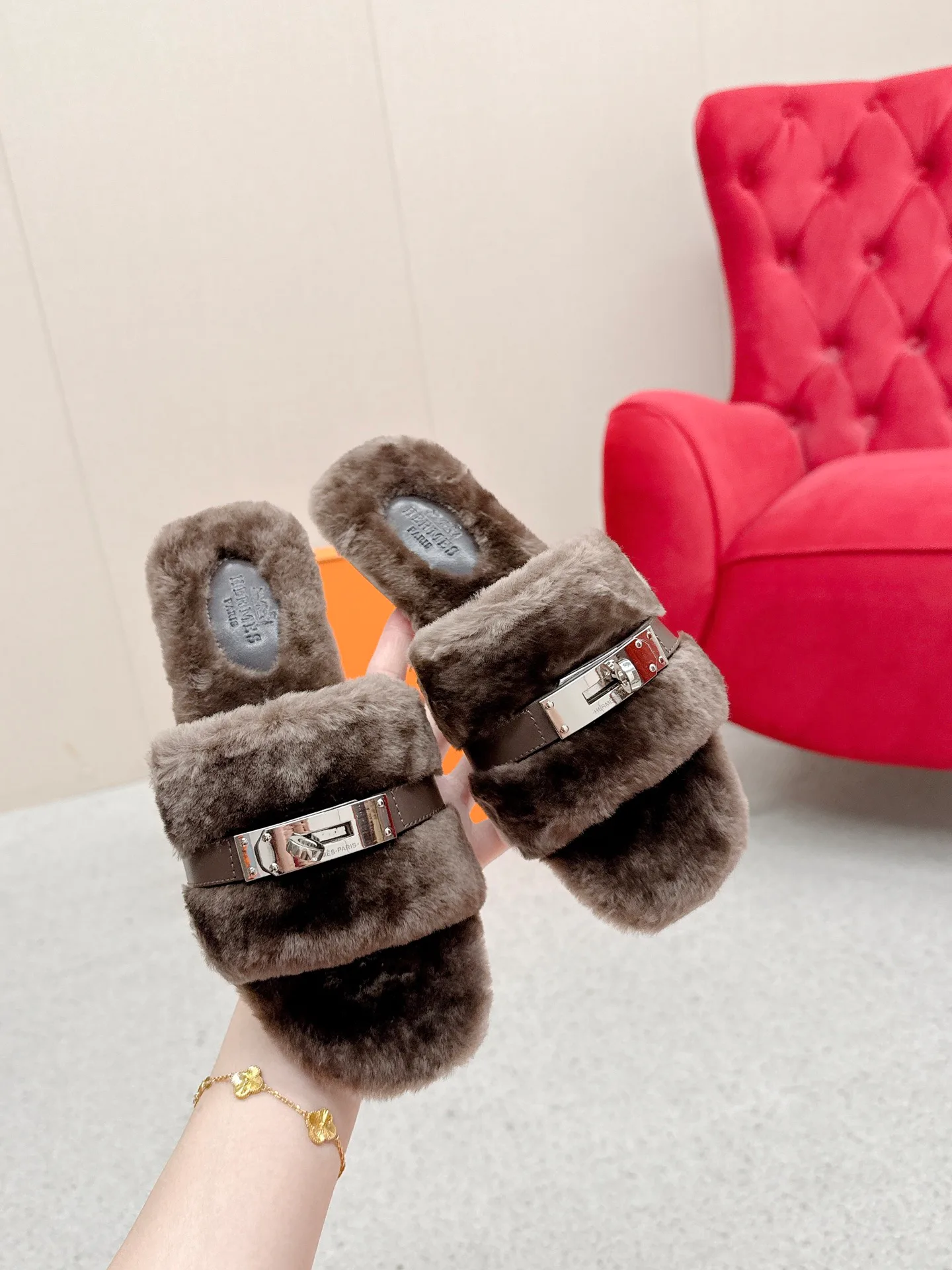 Women's Slippers HERMES 18235651