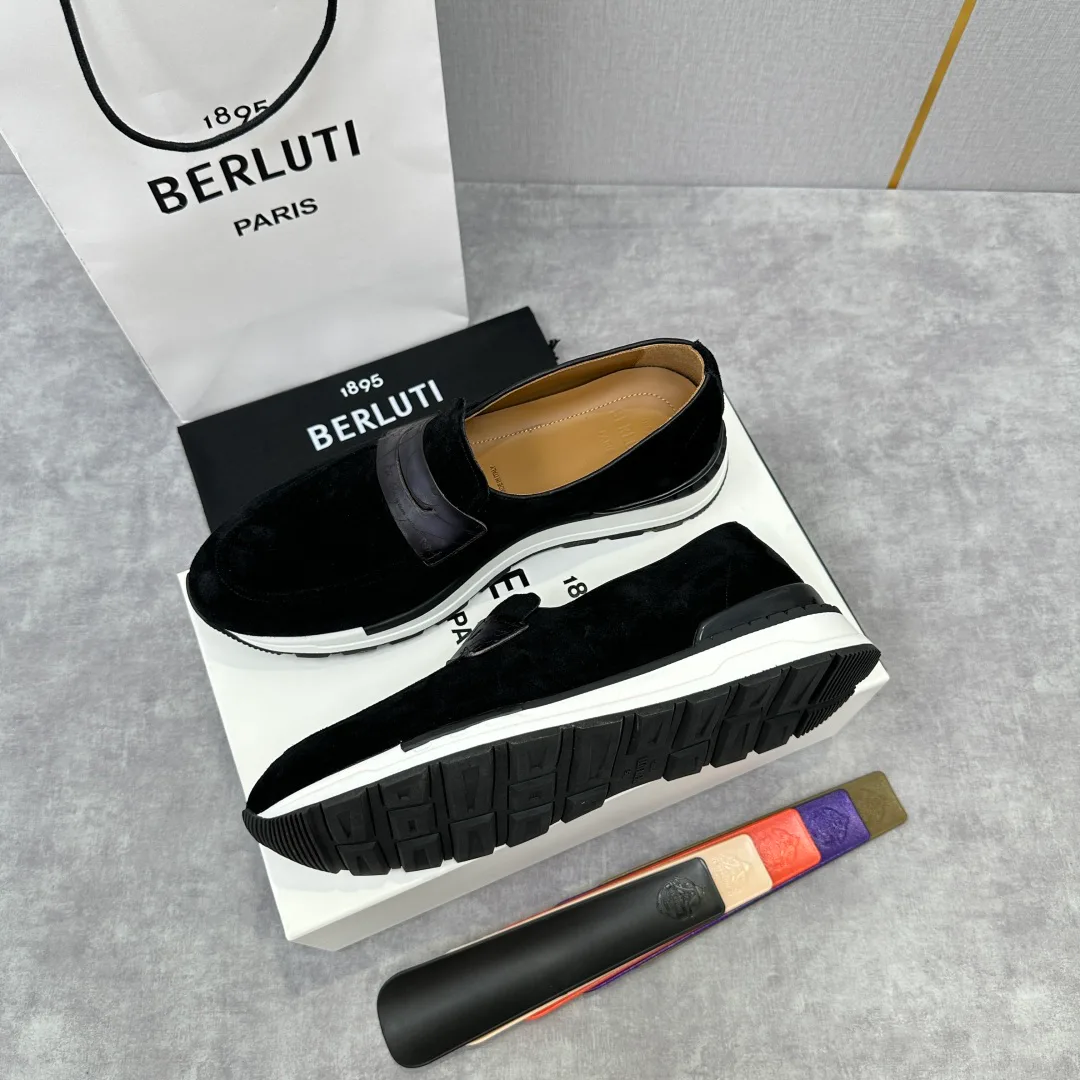 Men's Loafers And Dress Shoes BERLUTI 18100104
