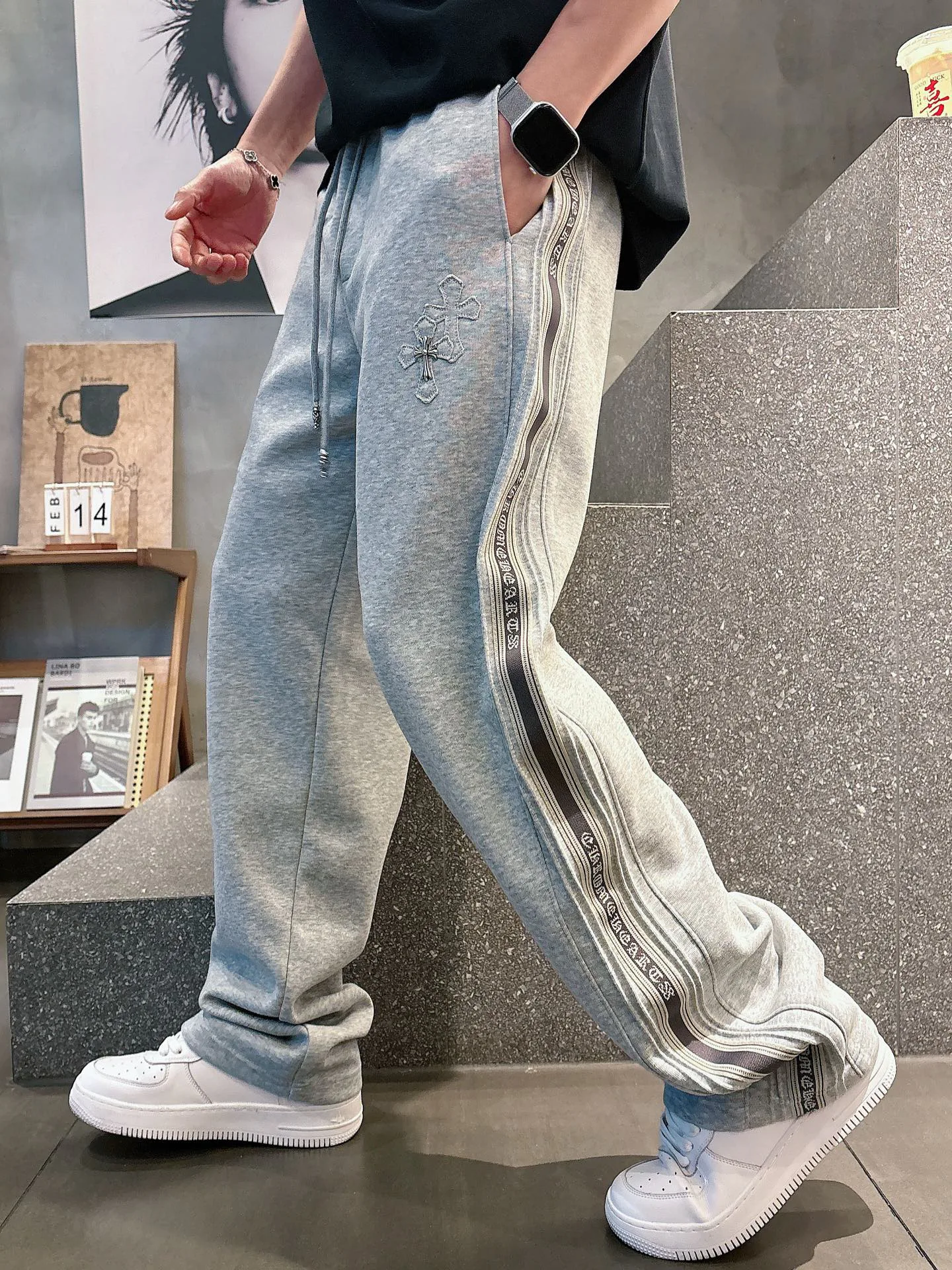 Брюки Мужские Chrome Hearts 18596882
