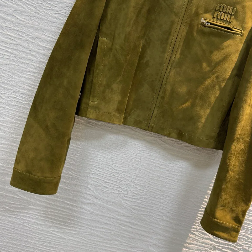 Women's Leather Jackets And Sheepskin Coats MIU MIU 17733467