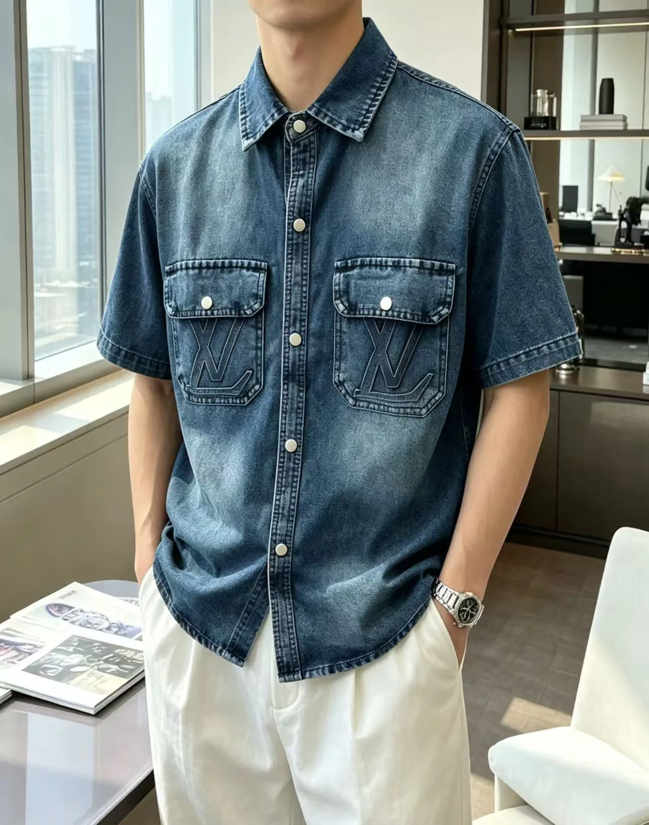 Men's Shirts LOUIS VUITTON 17343756