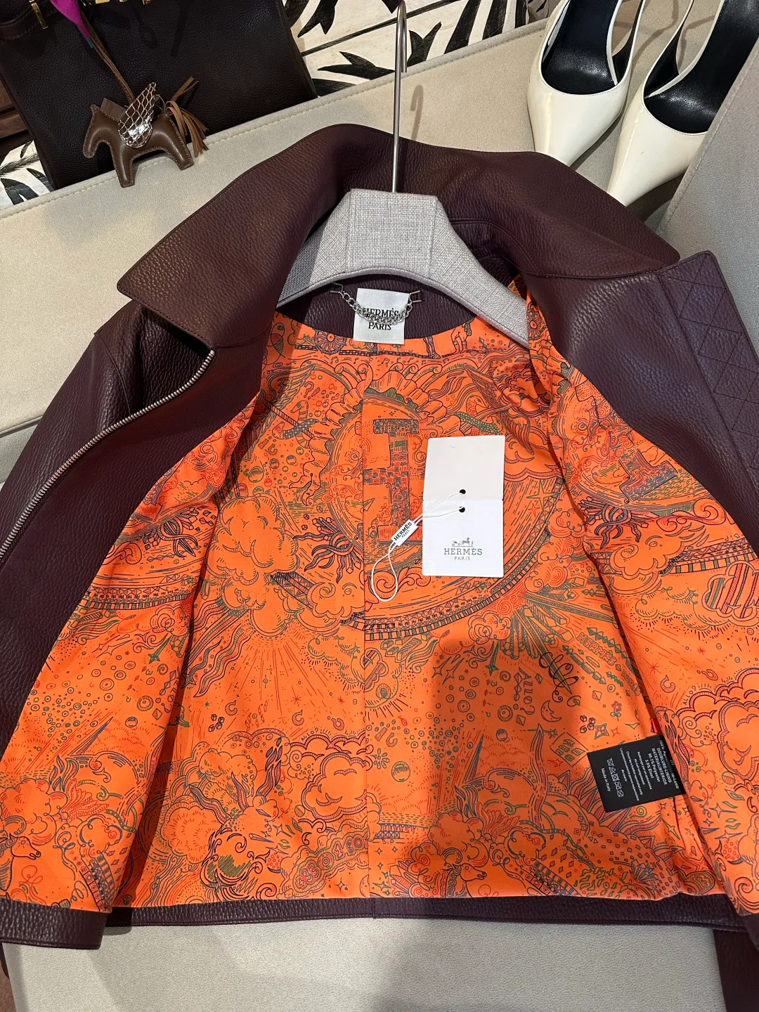 Women's Leather Jackets And Sheepskin Coats HERMES 18312605