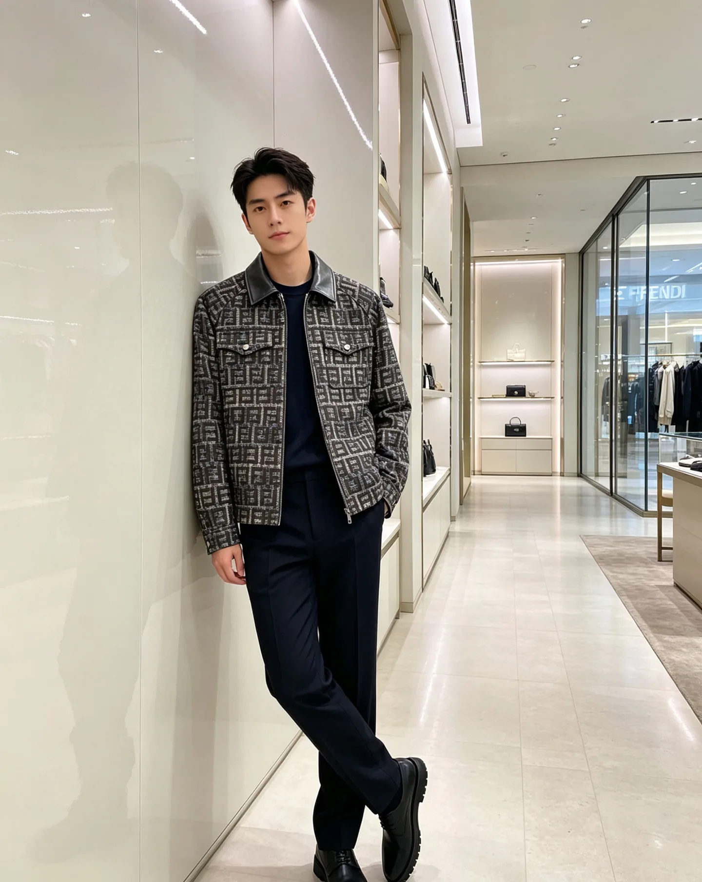 Куртки И Пуховики Мужские Fendi 18609373