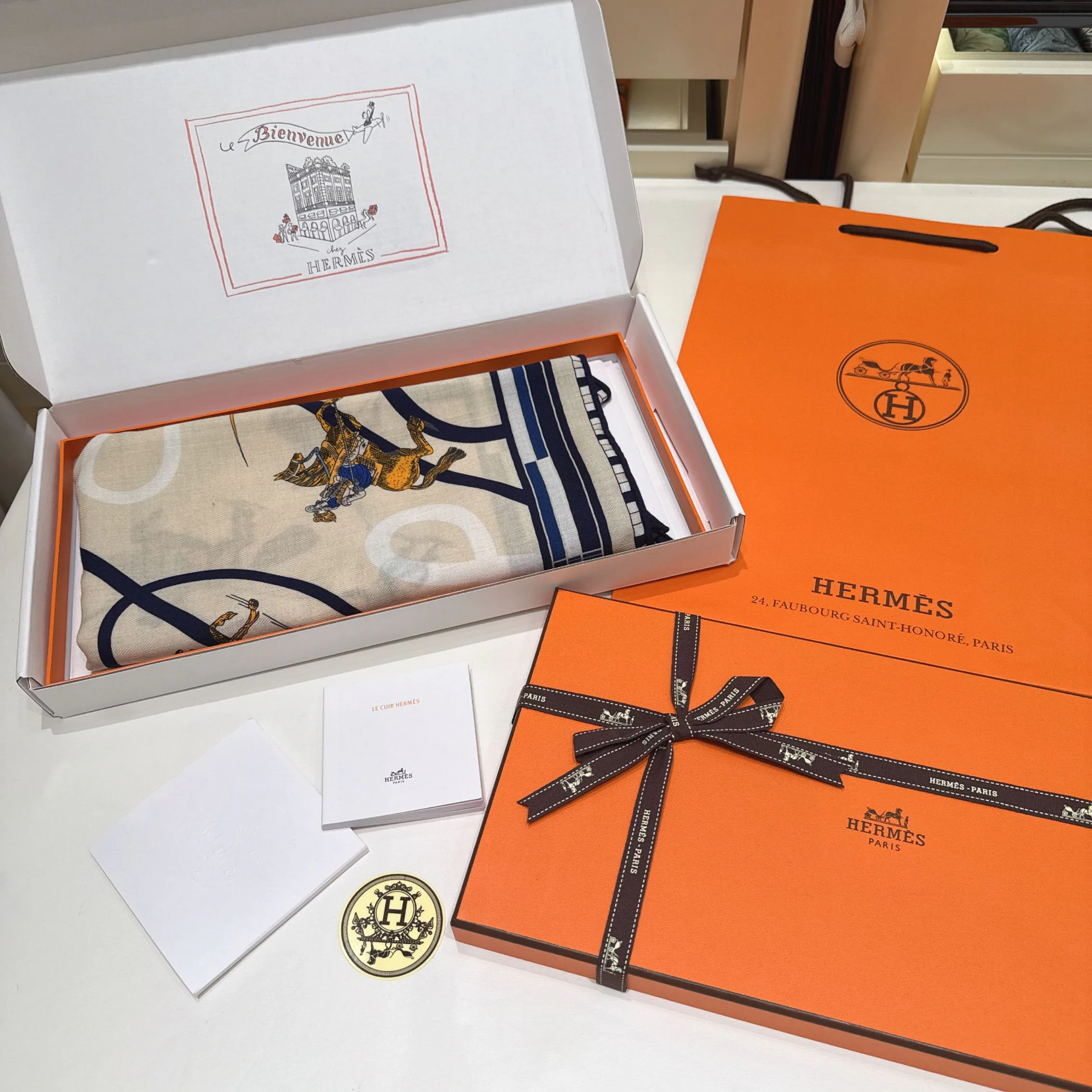 Silk Scarves HERMES 18448377