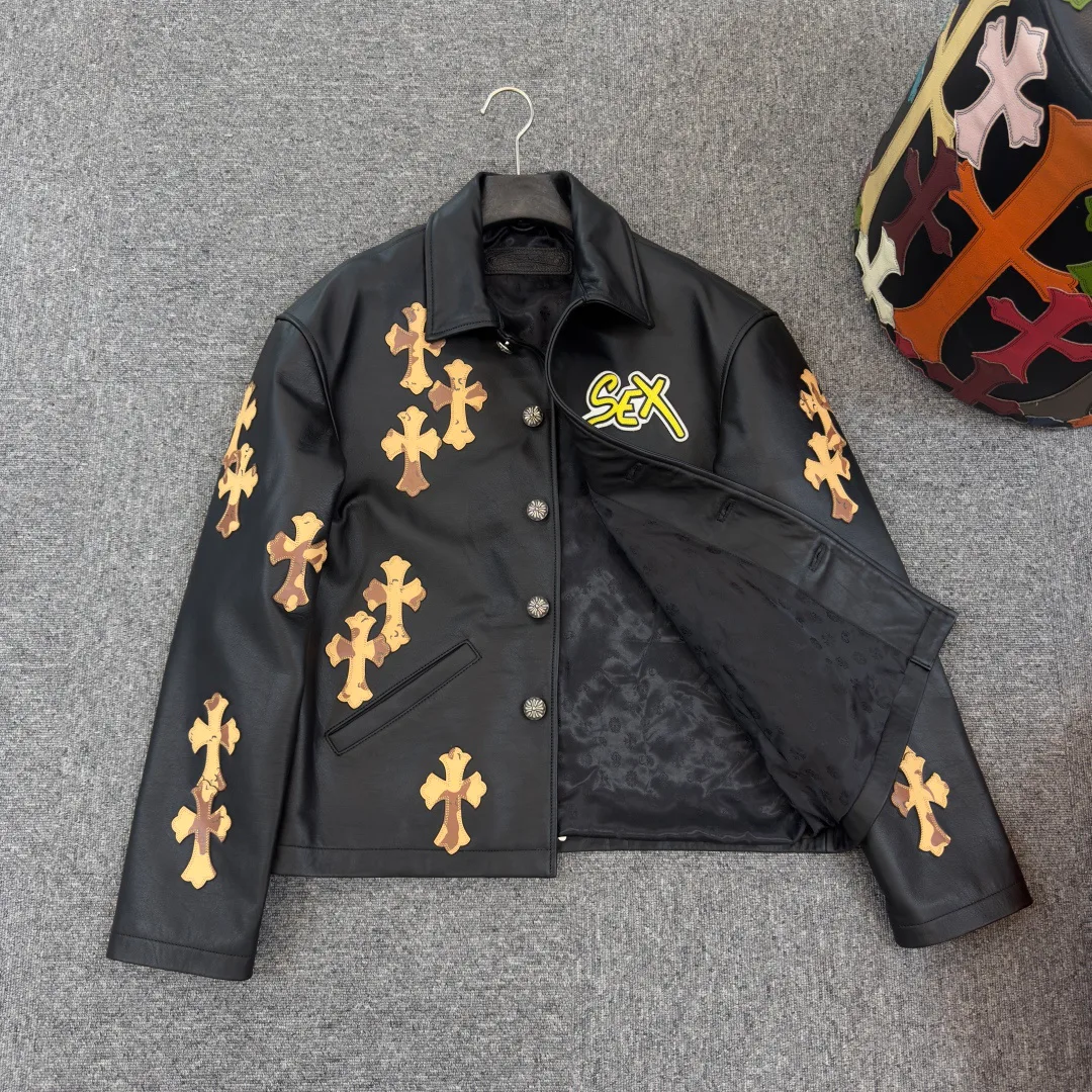 Men's Leather Jackets And Sheepskin Coats CHROME HEARTS 17966746