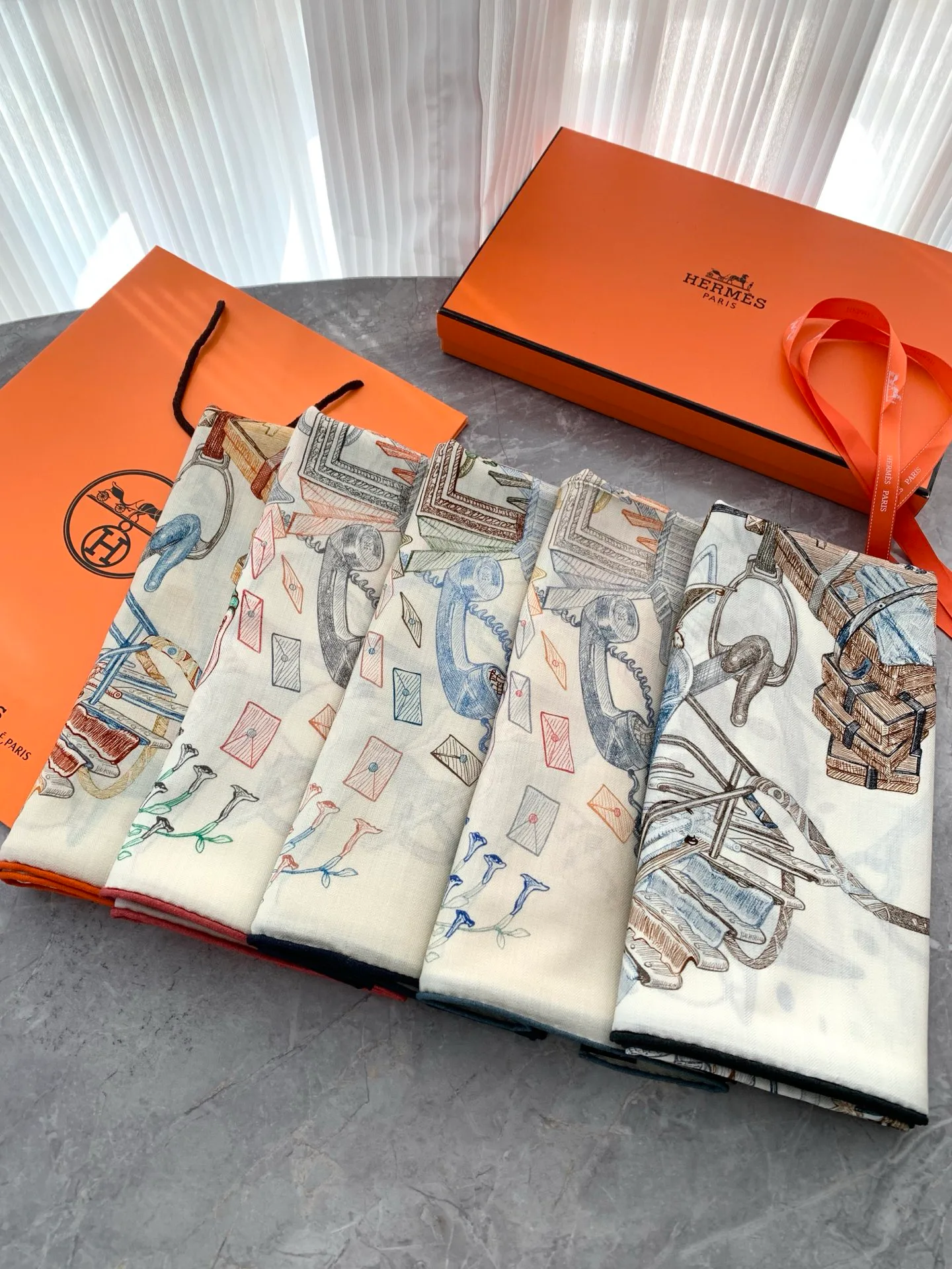Silk Scarves HERMES 17991628