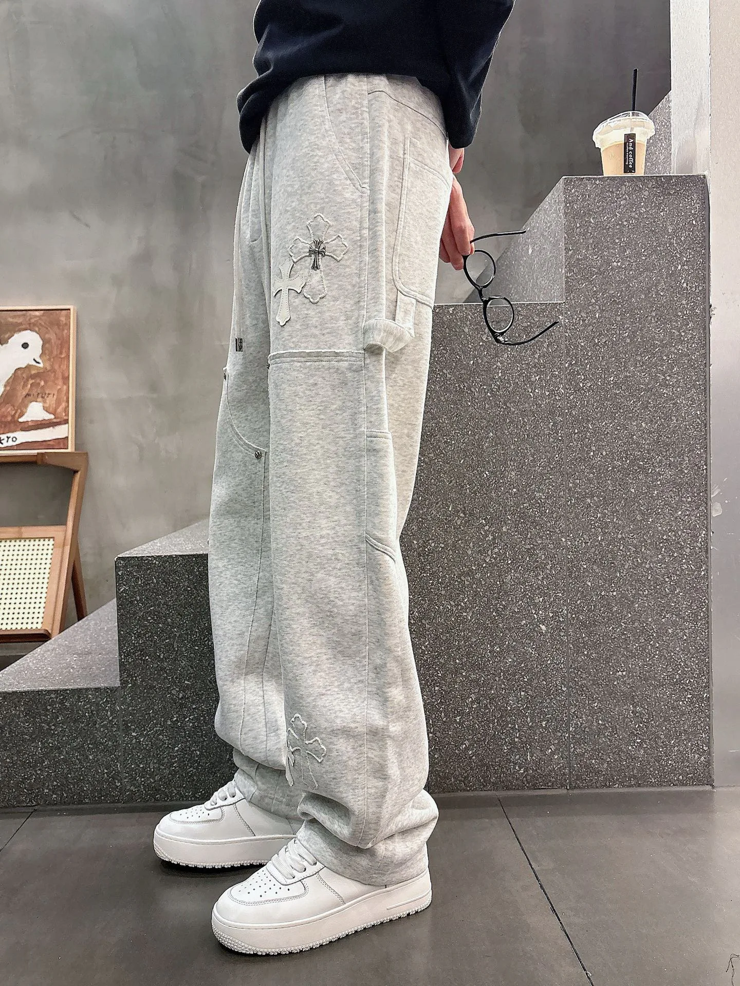 Брюки Мужские Chrome Hearts 18596852