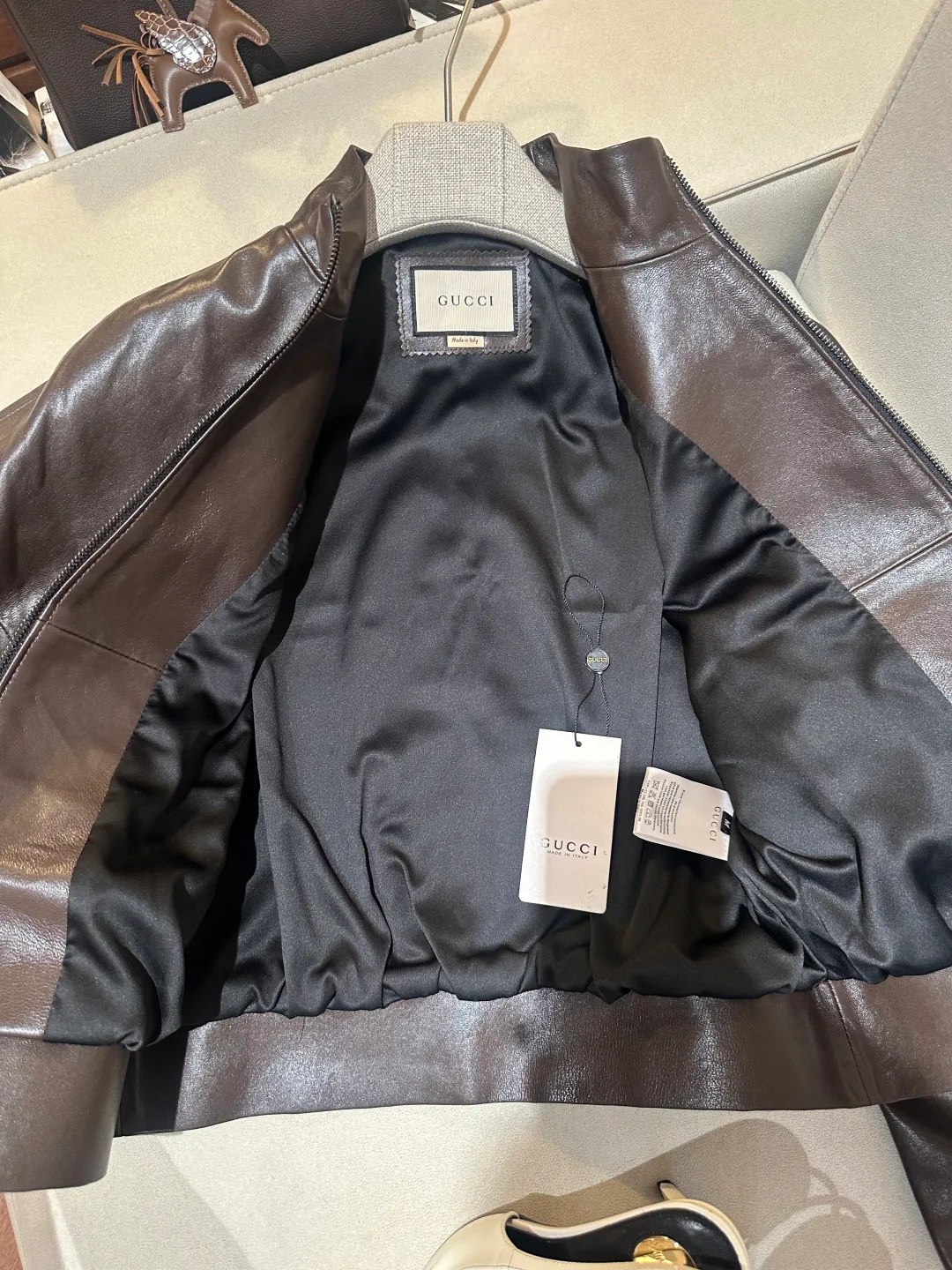 Women's Leather Jackets And Sheepskin Coats GUCCI 17214496