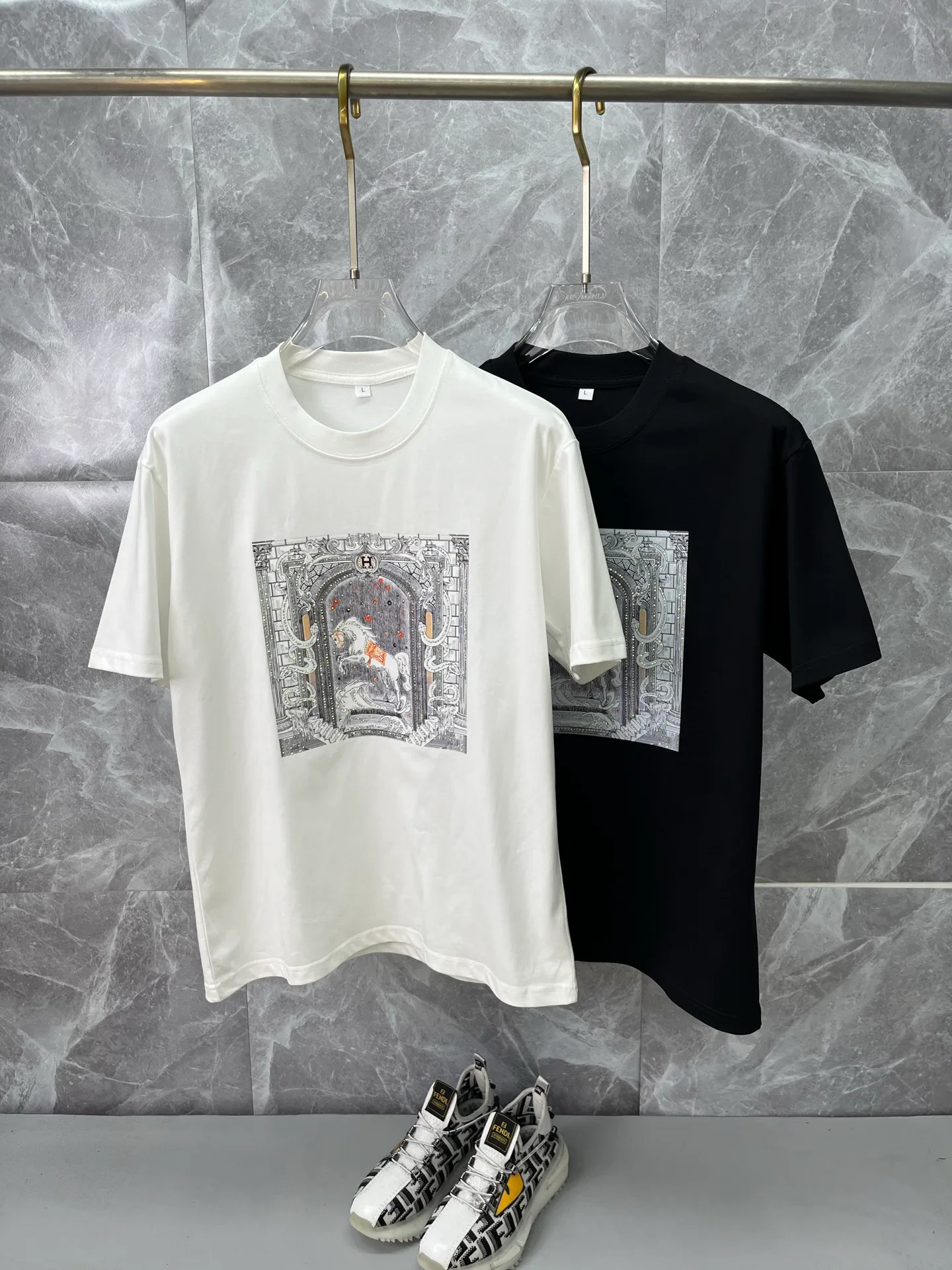 Men's T-Shirts HERMES 18543027