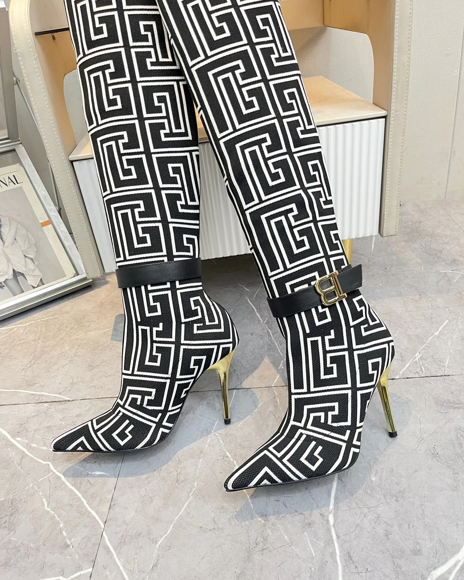 Women's Boots BALMAIN 18104234