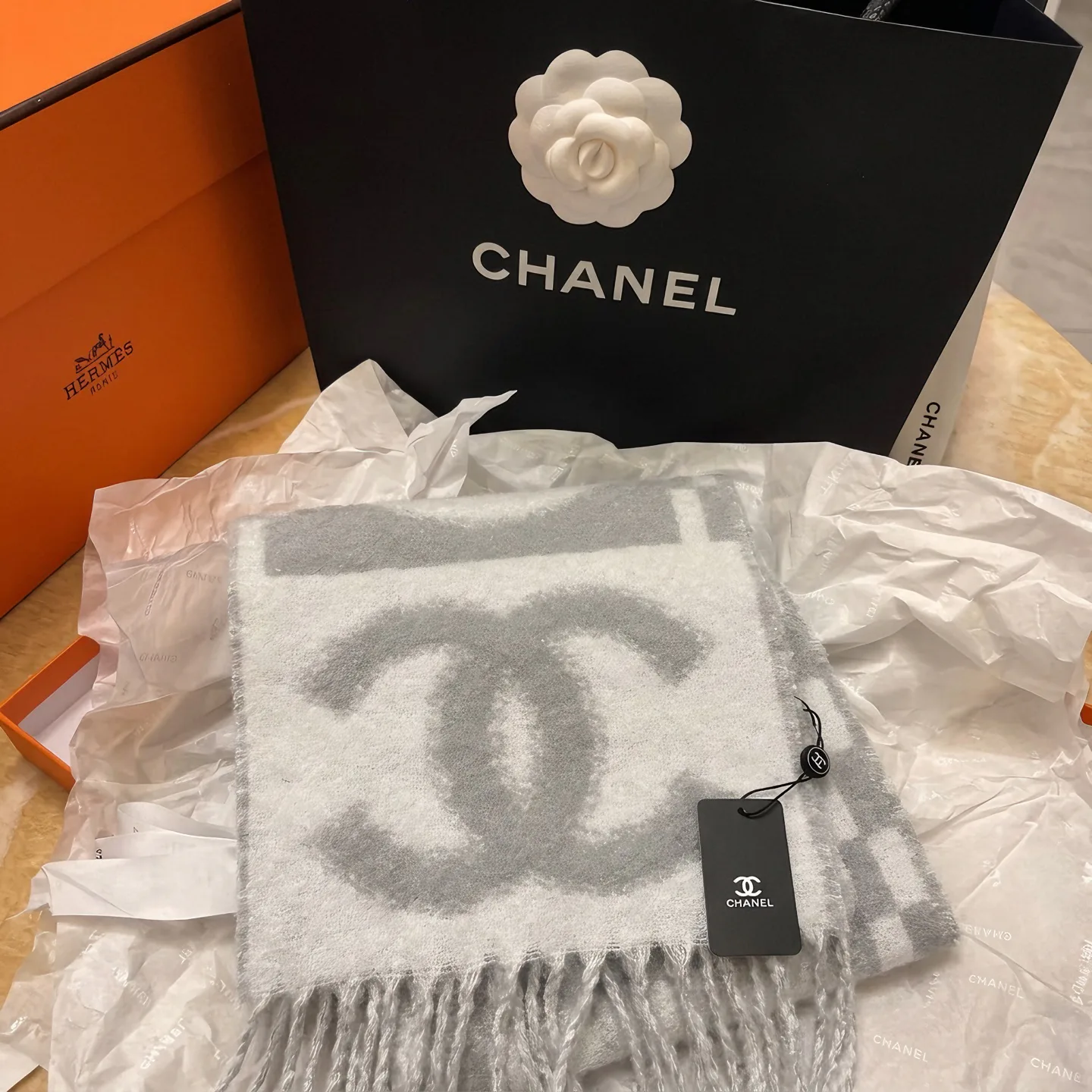 Scarves CHANEL 18322569