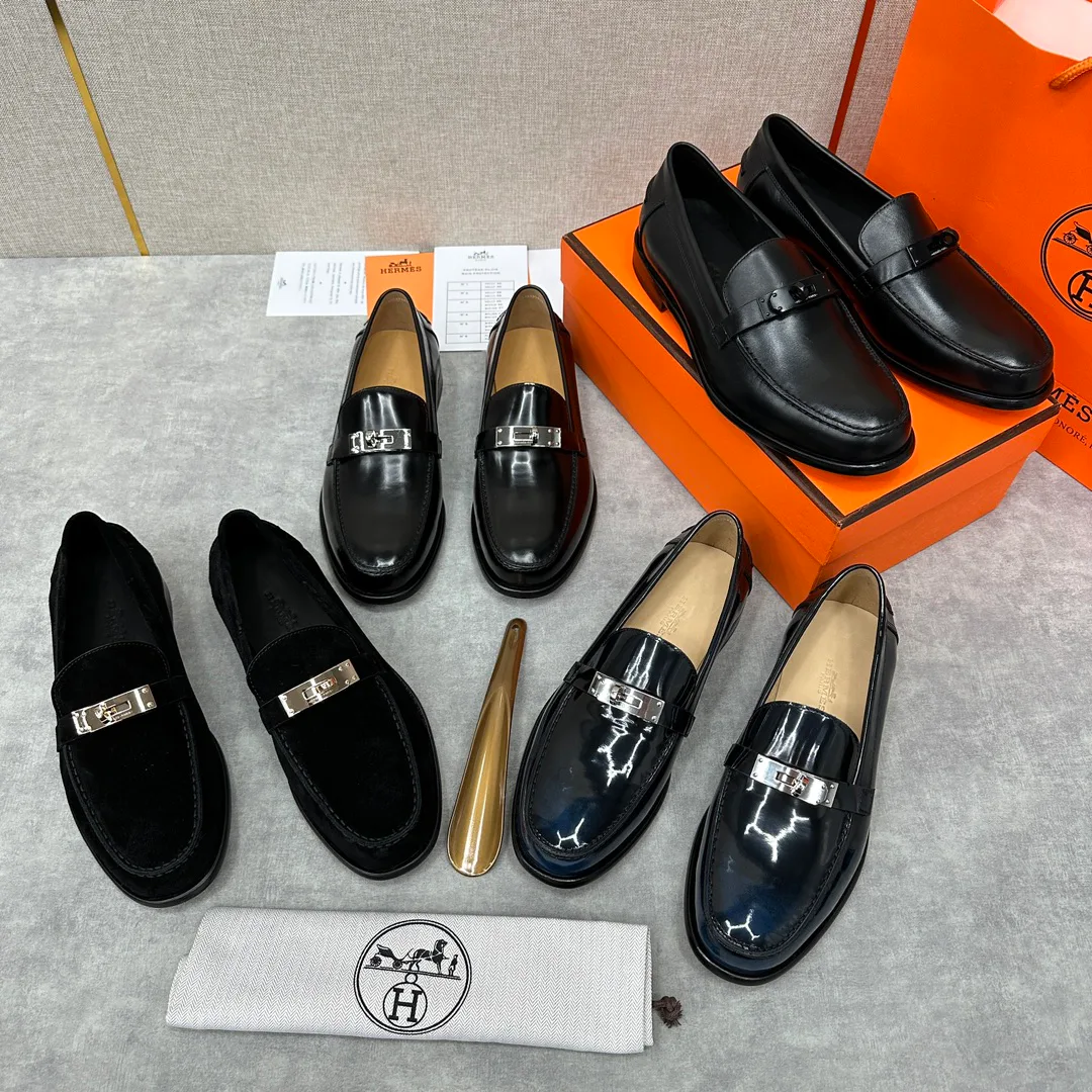 Men's Loafers And Dress Shoes HERMES 18397519
