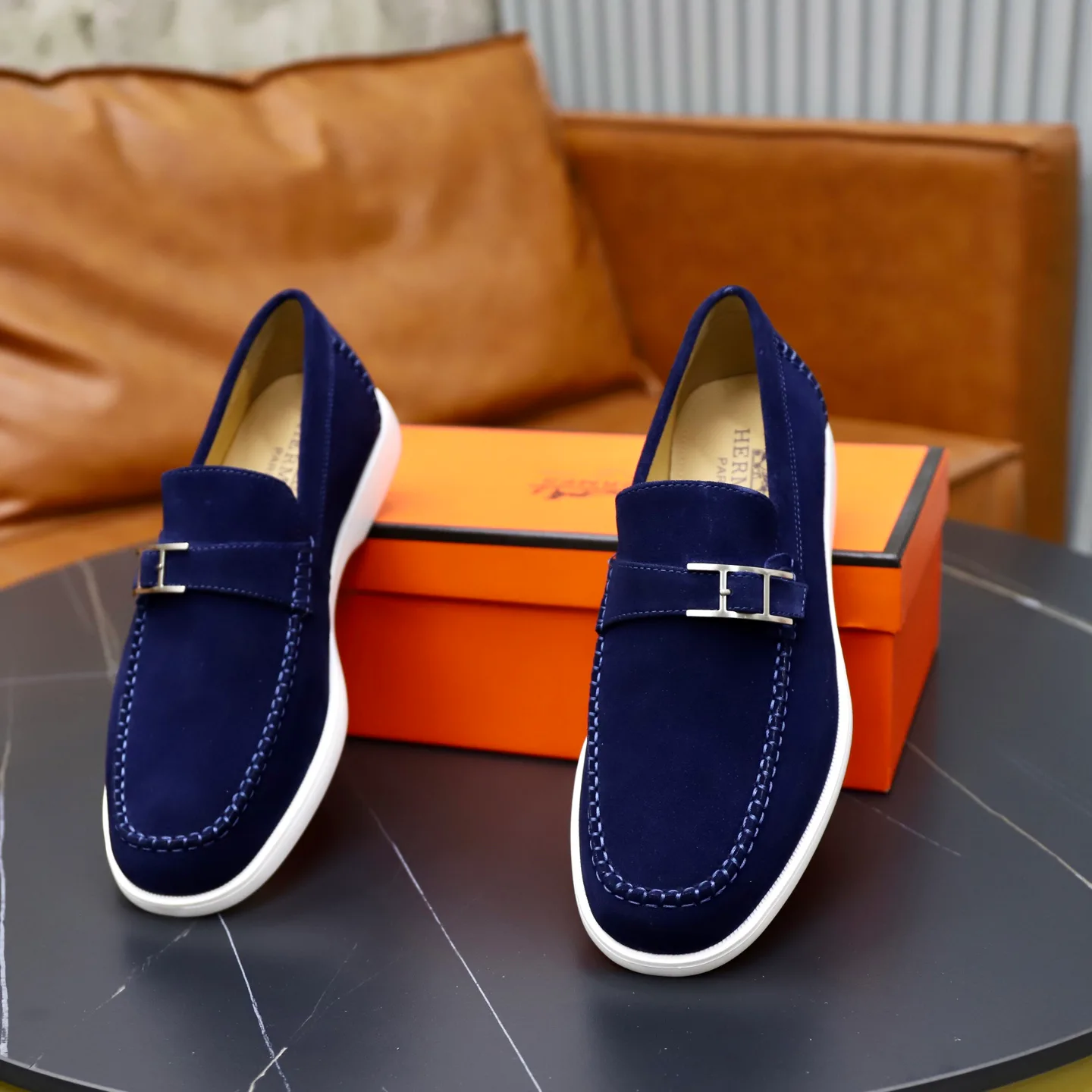 Men's Loafers And Dress Shoes HERMES 17911016
