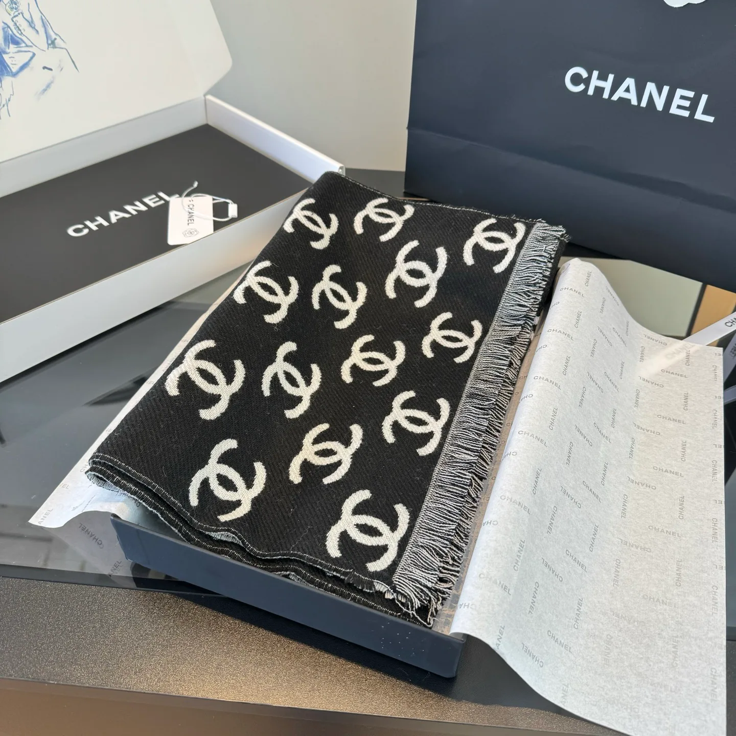 Scarves CHANEL 18104902