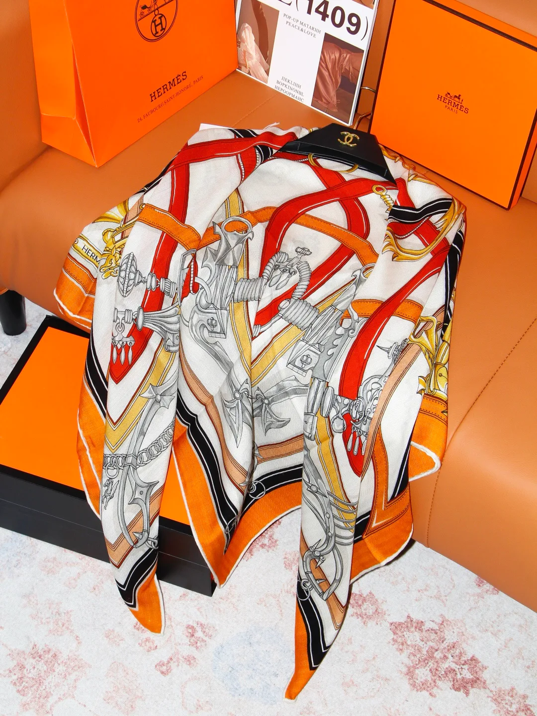 Silk Scarves HERMES 18220177