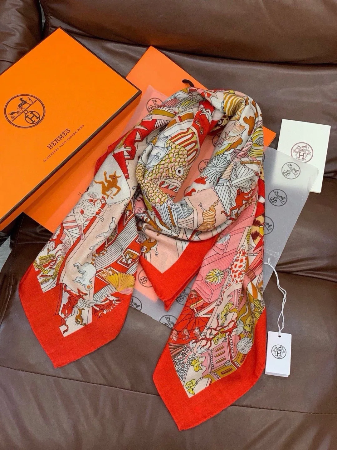Silk Scarves HERMES 18003580