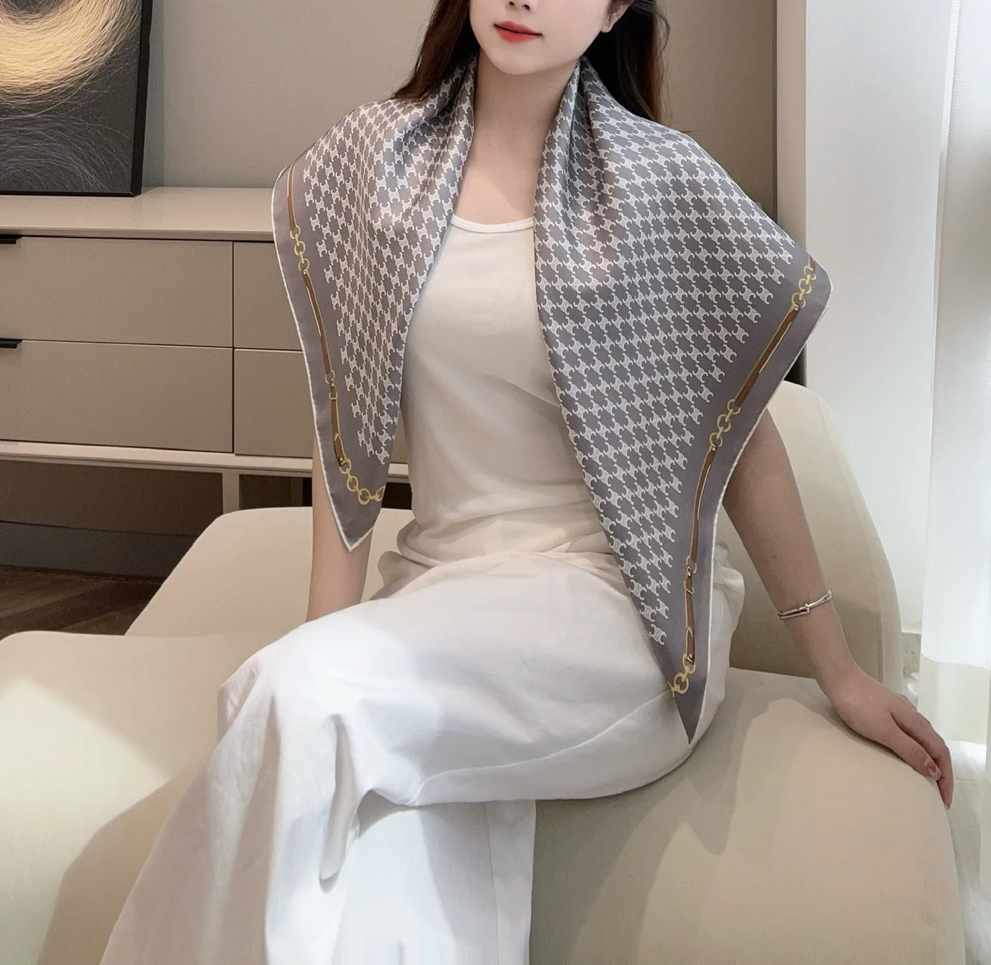 Silk Scarves CELINE 17973649
