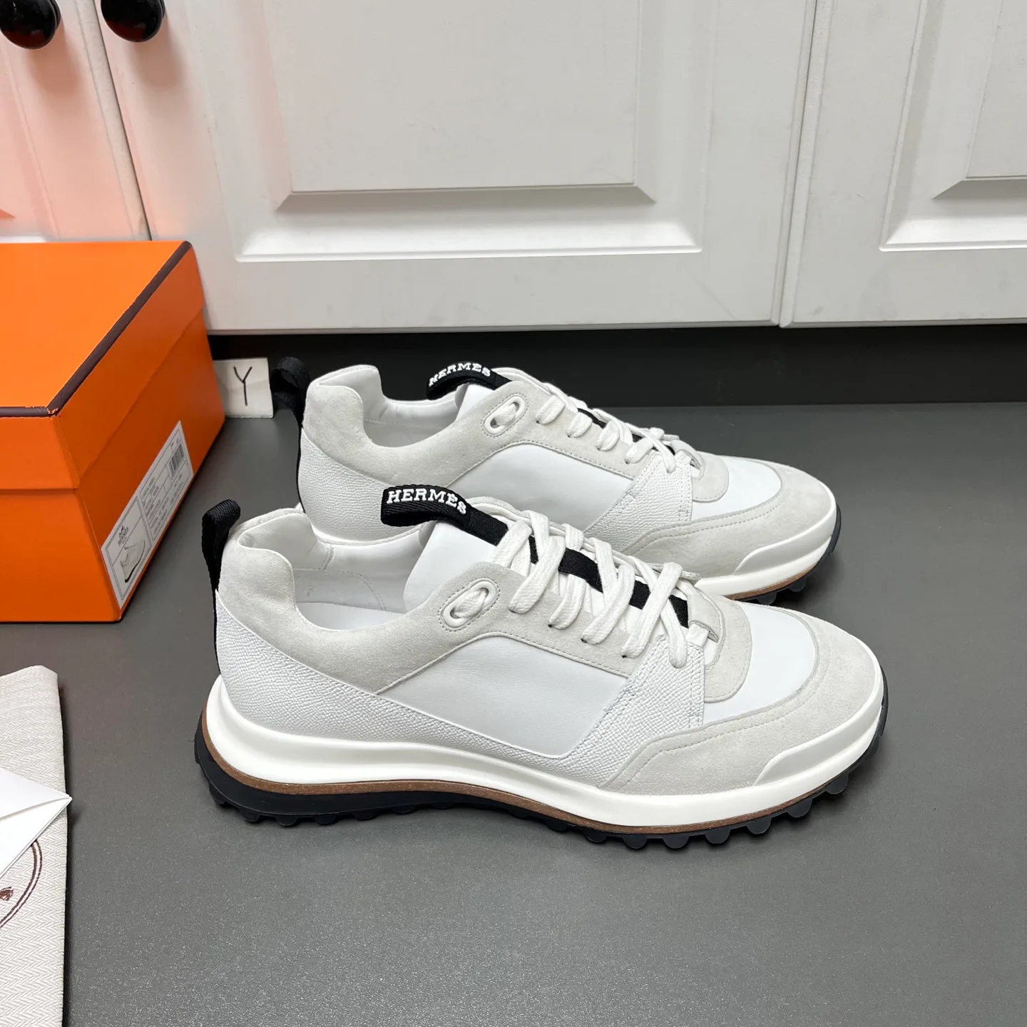 Men's Sneakers HERMES 18244536