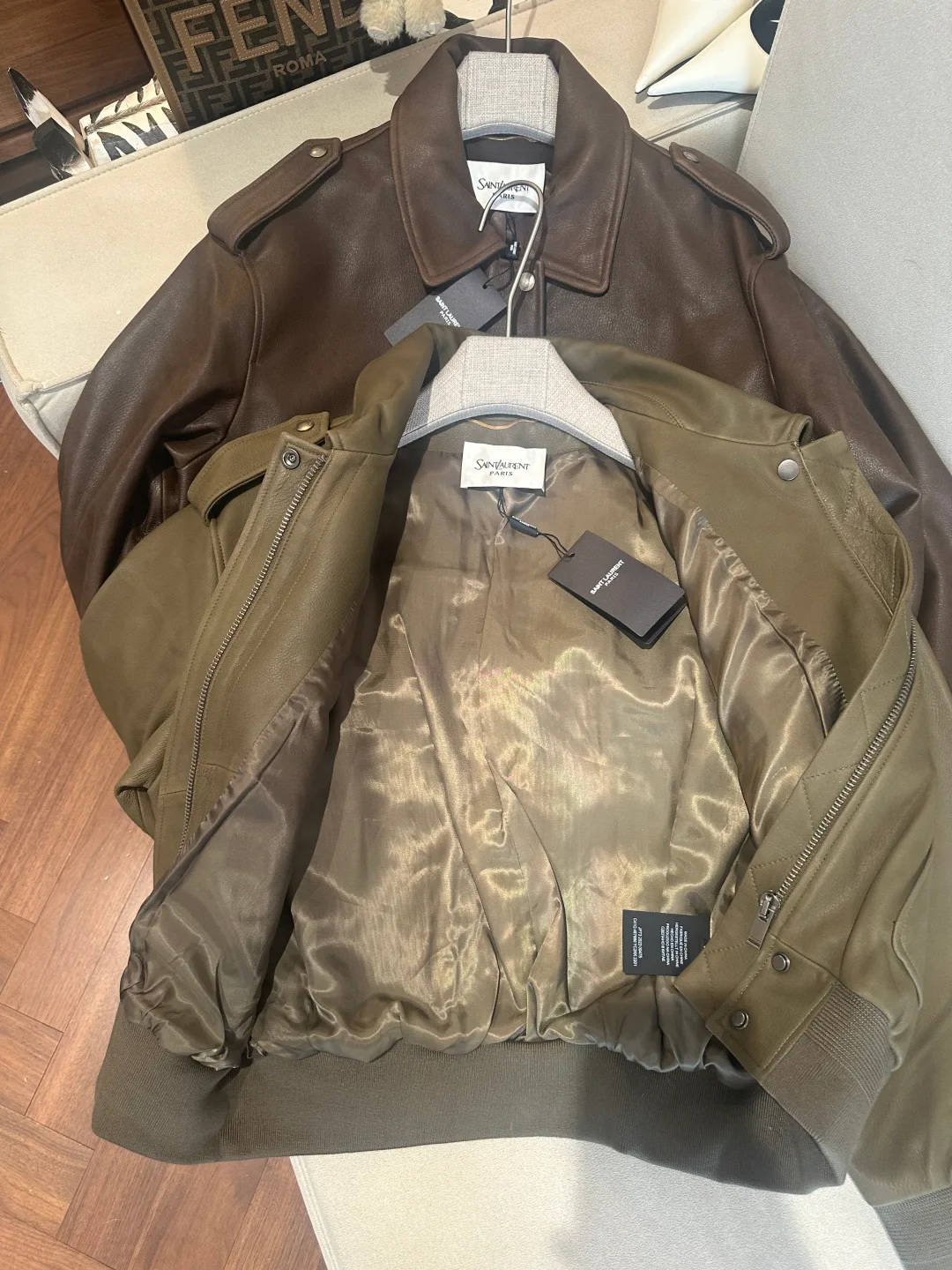 Women's Leather Jackets And Sheepskin Coats SAINT LAURENT 17766373