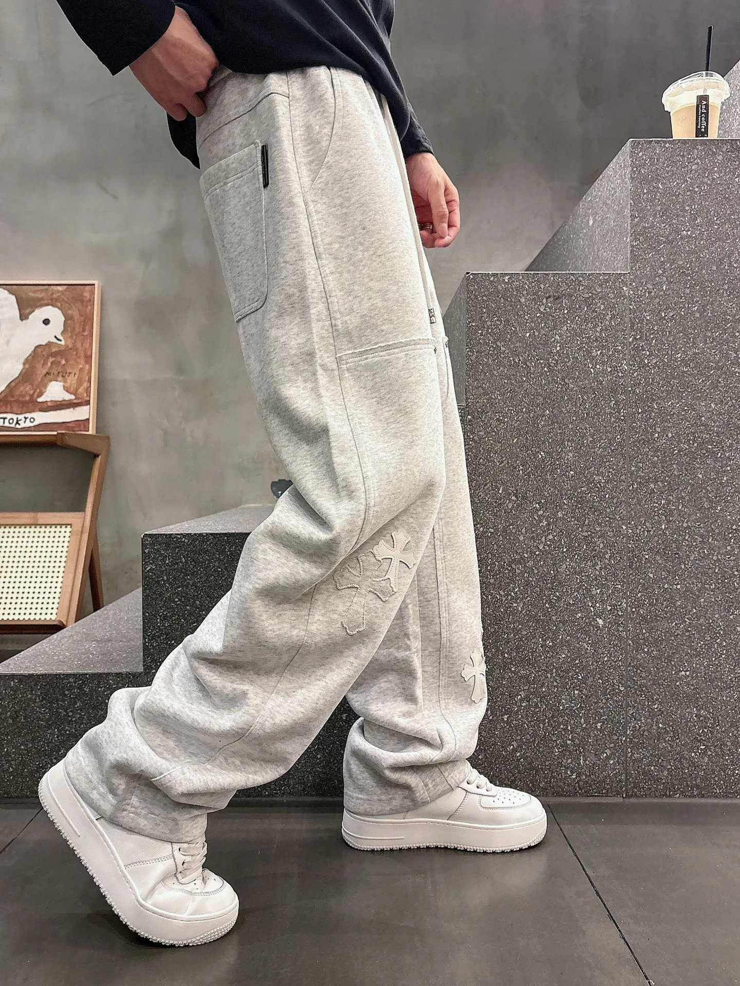 Брюки Мужские Chrome Hearts 18596852