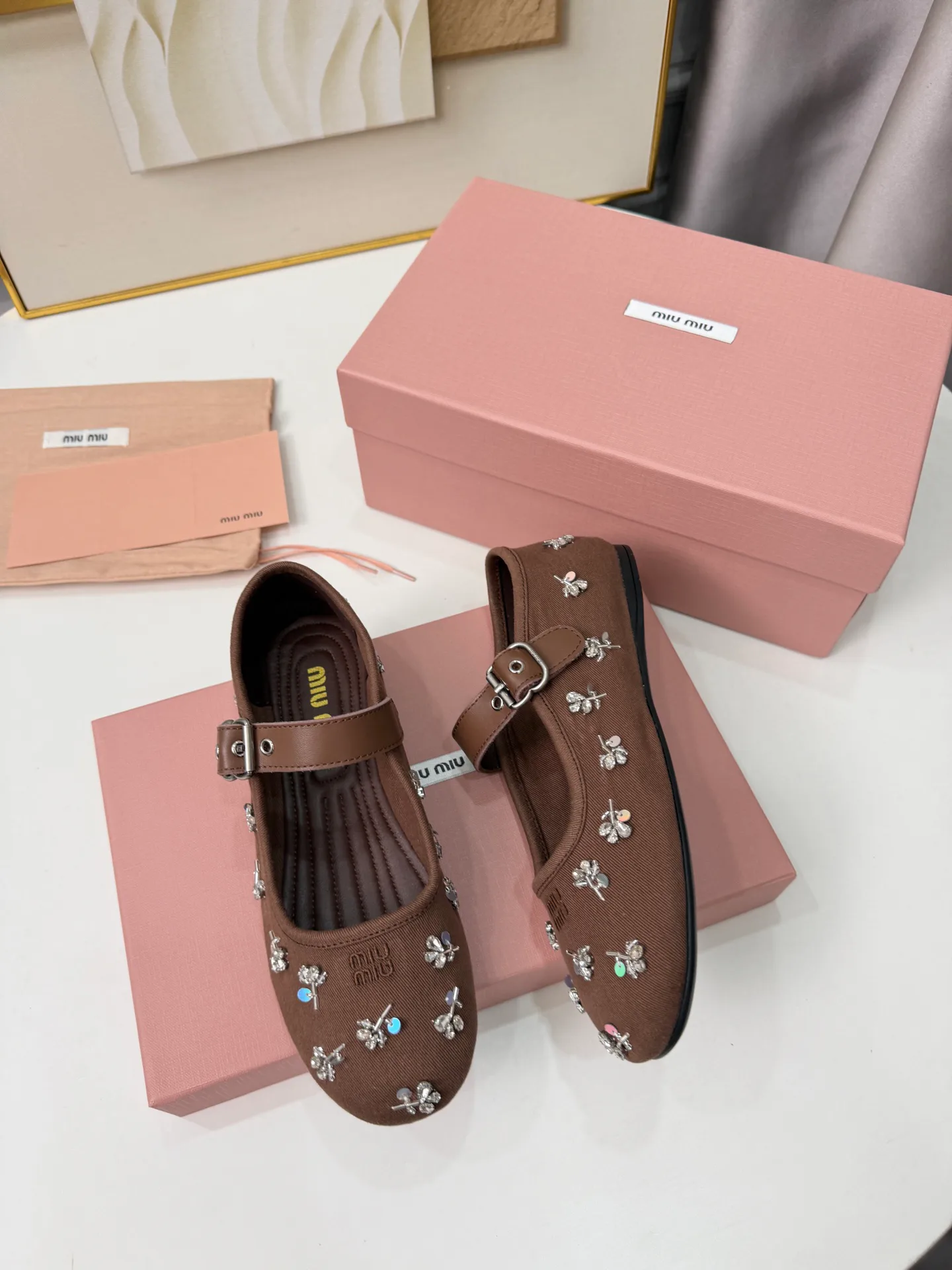 Women's Ballet Flats MIU MIU 17835686