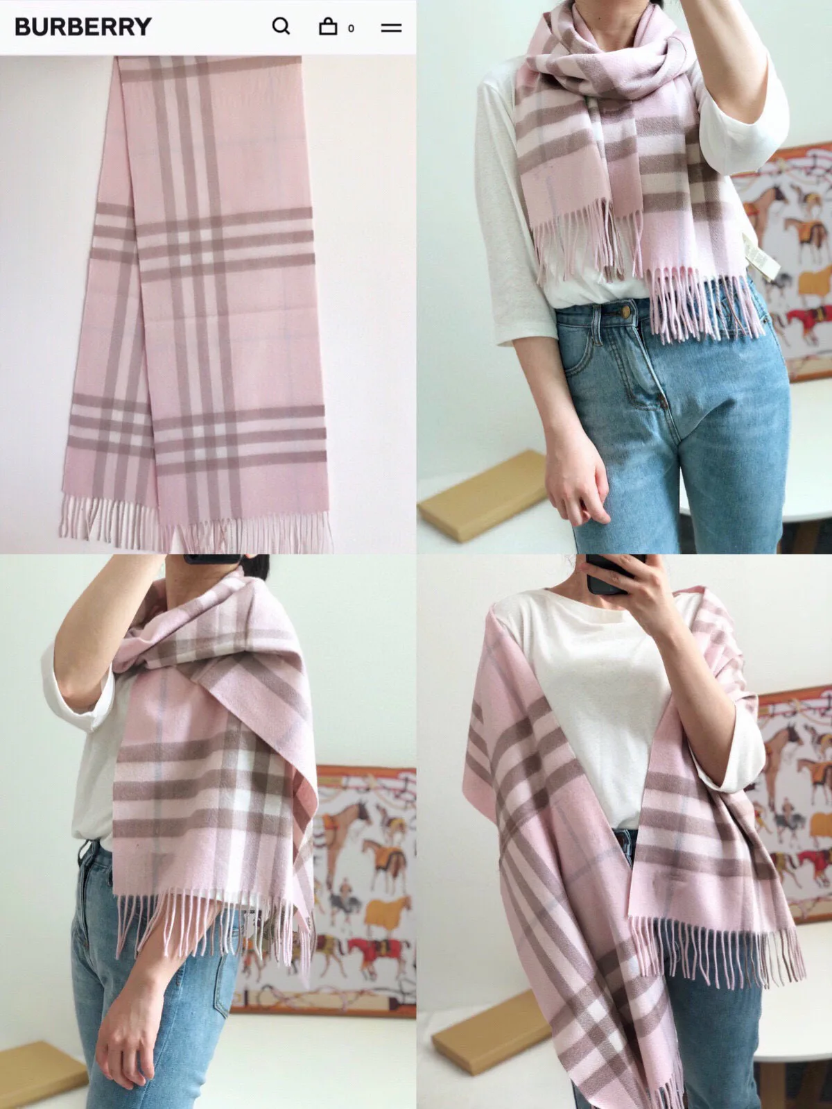 Scarves BURBERRY 18507479